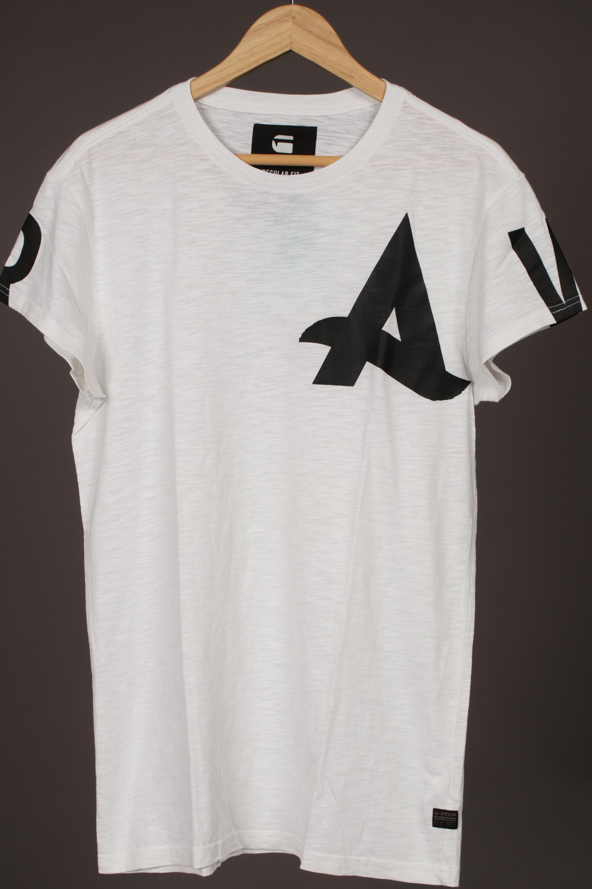 Thumbnail - G Star RAW Herren T-Shirt, weiß, Gr.