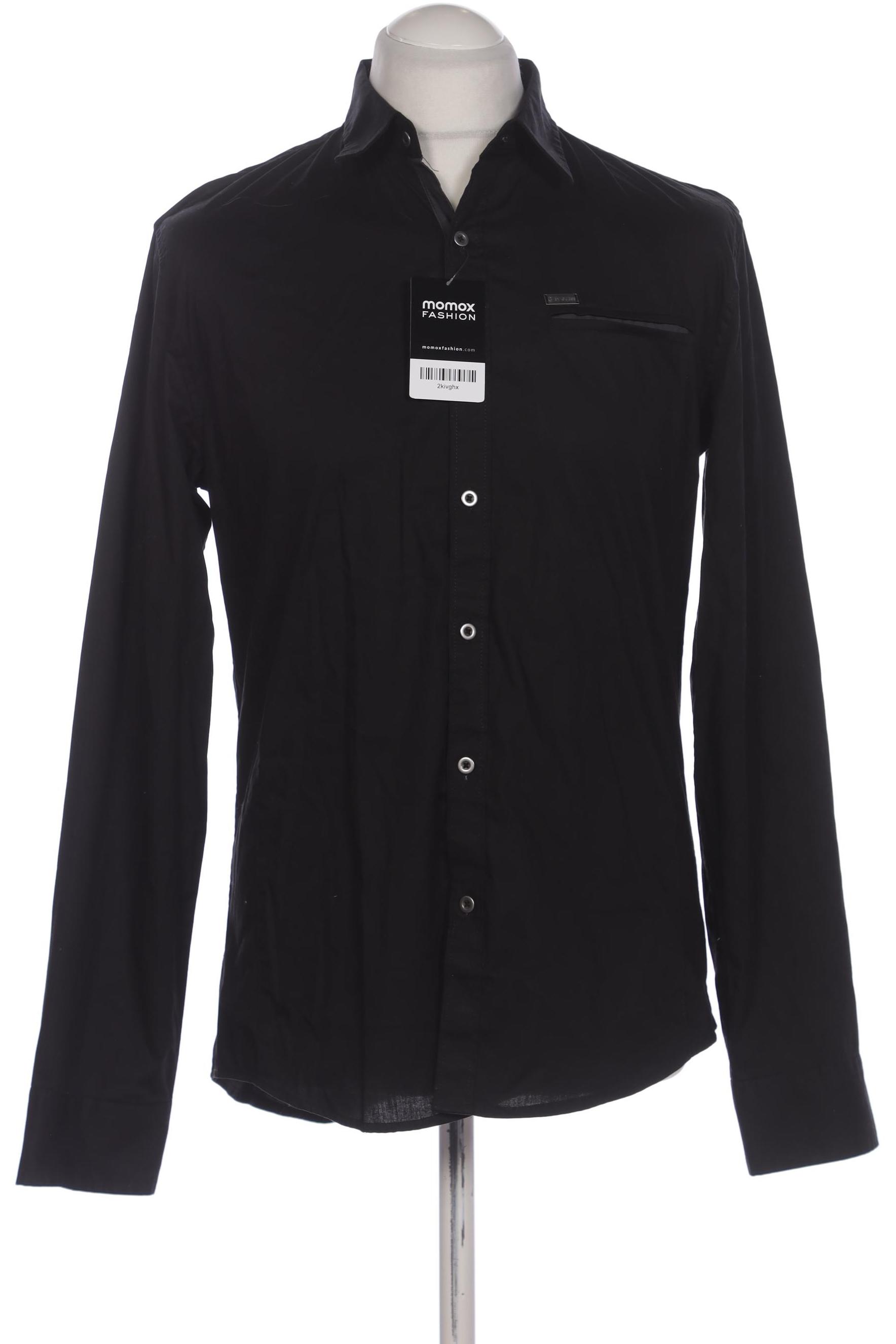 

G by Guess Herren Hemd, schwarz, Gr. 48