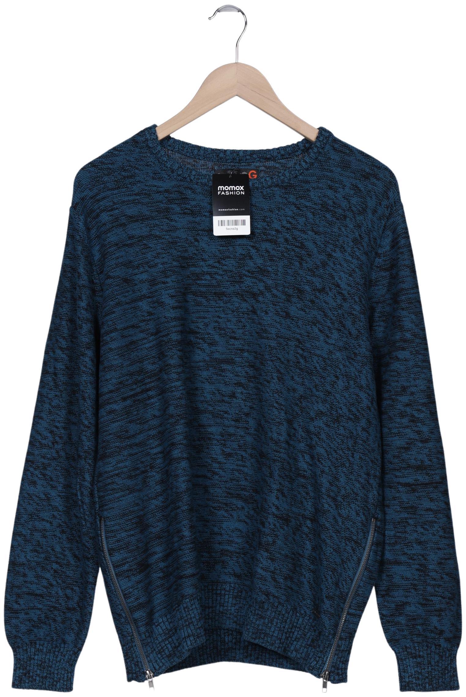 

G by Guess Herren Pullover, blau, Gr. 54