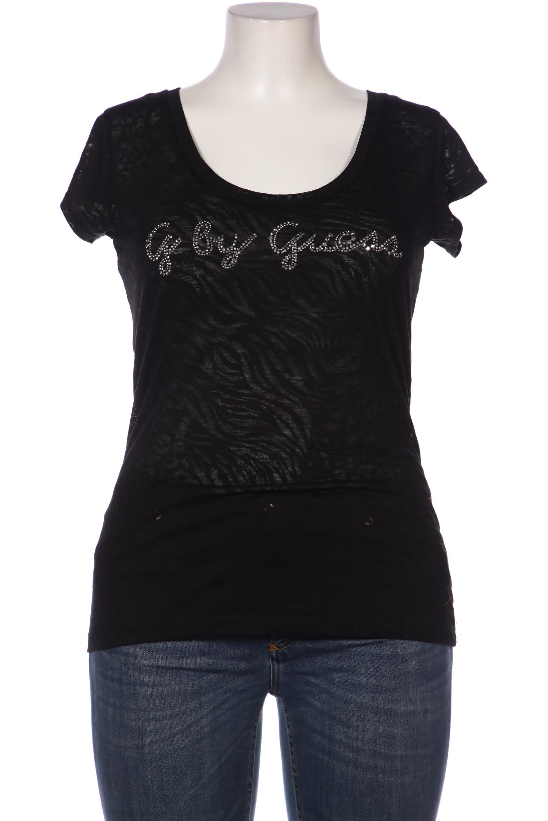 

G by Guess Damen T-Shirt, schwarz, Gr. 46