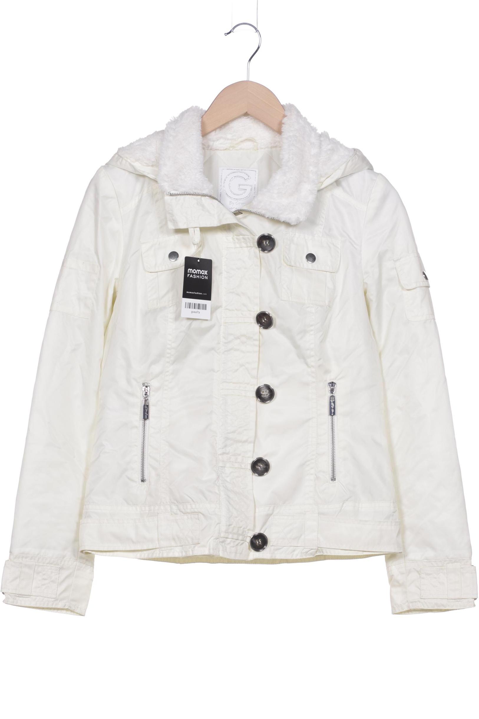 

G by Guess Damen Jacke, cremeweiß, Gr. 38
