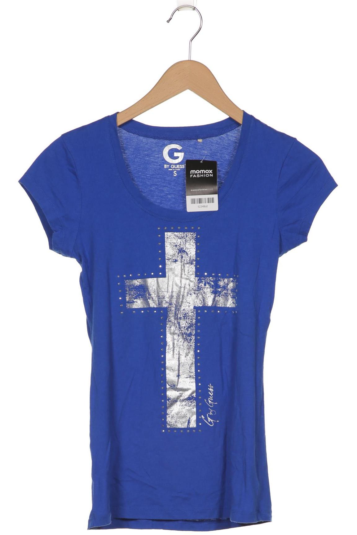 

G by Guess Damen T-Shirt, blau, Gr. 36