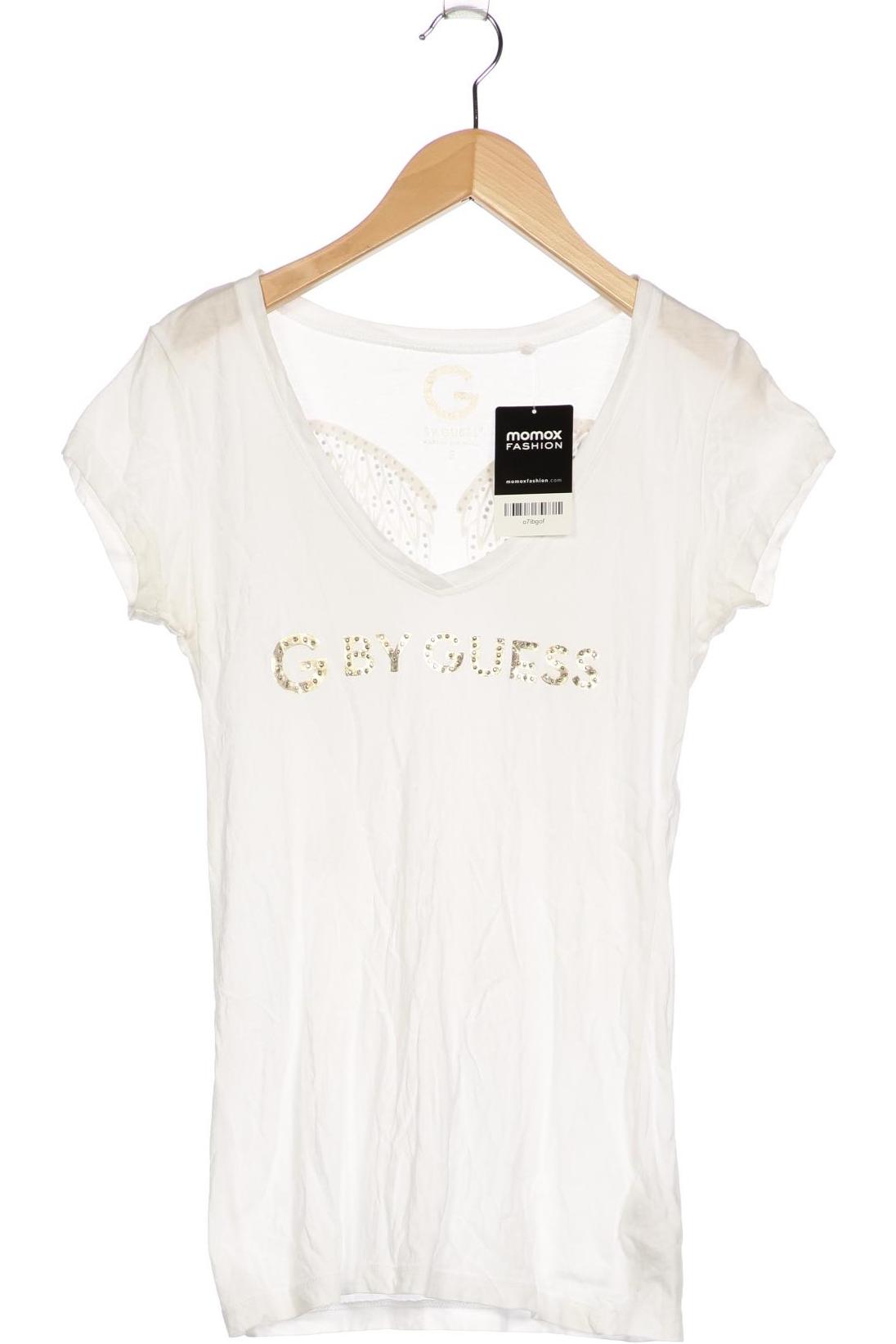 

G by Guess Damen T-Shirt, weiß, Gr. 36