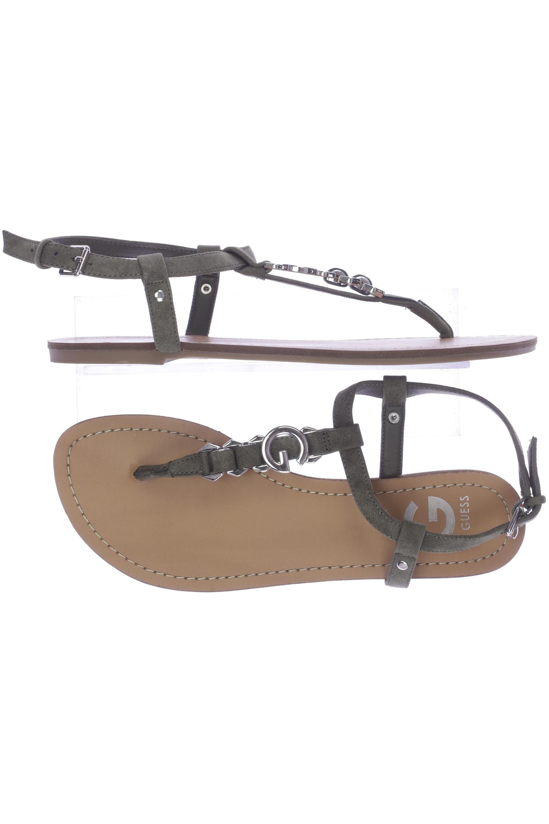 

G by Guess Damen Sandale, grün, Gr. 8