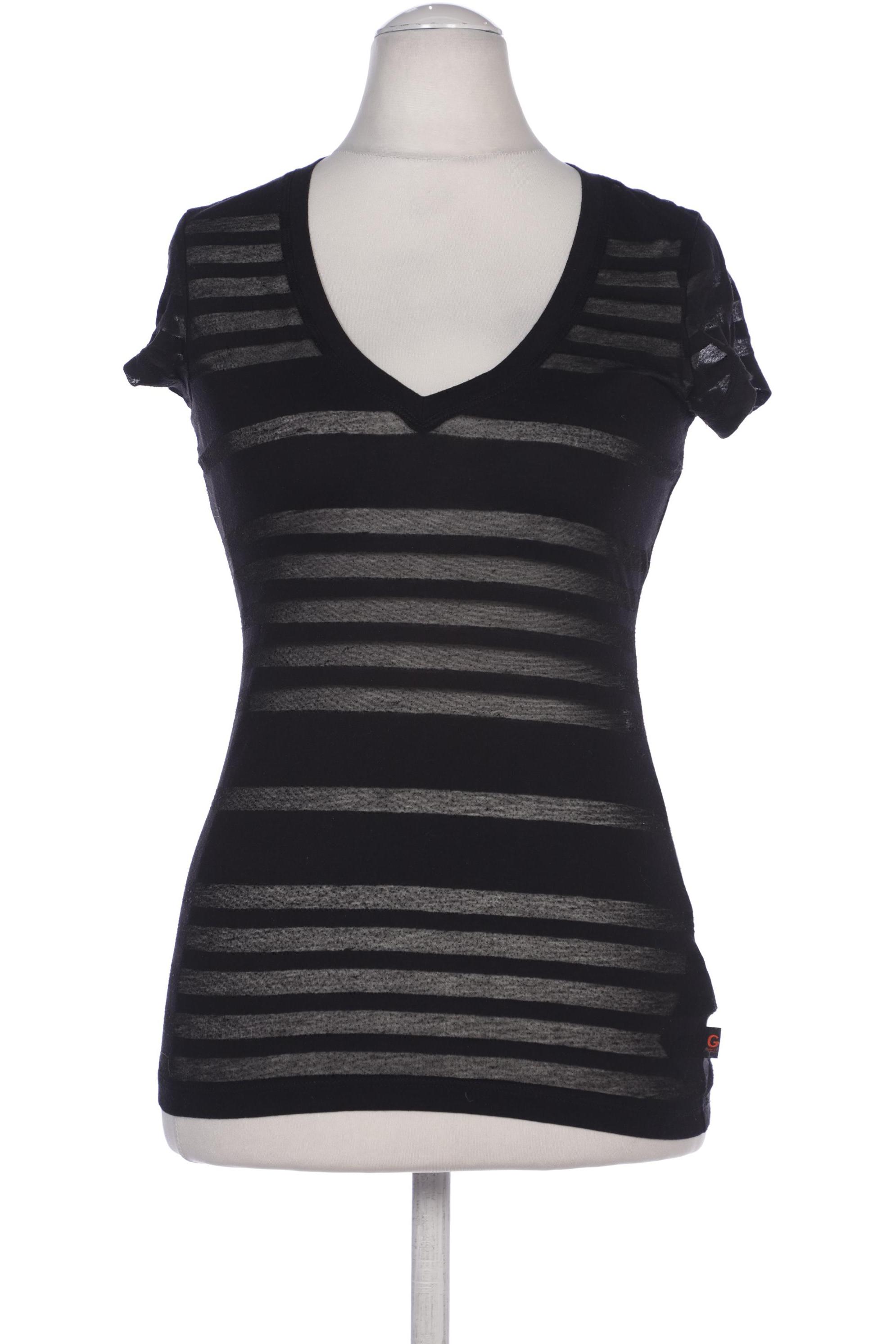 

G by Guess Damen T-Shirt, schwarz, Gr. 38