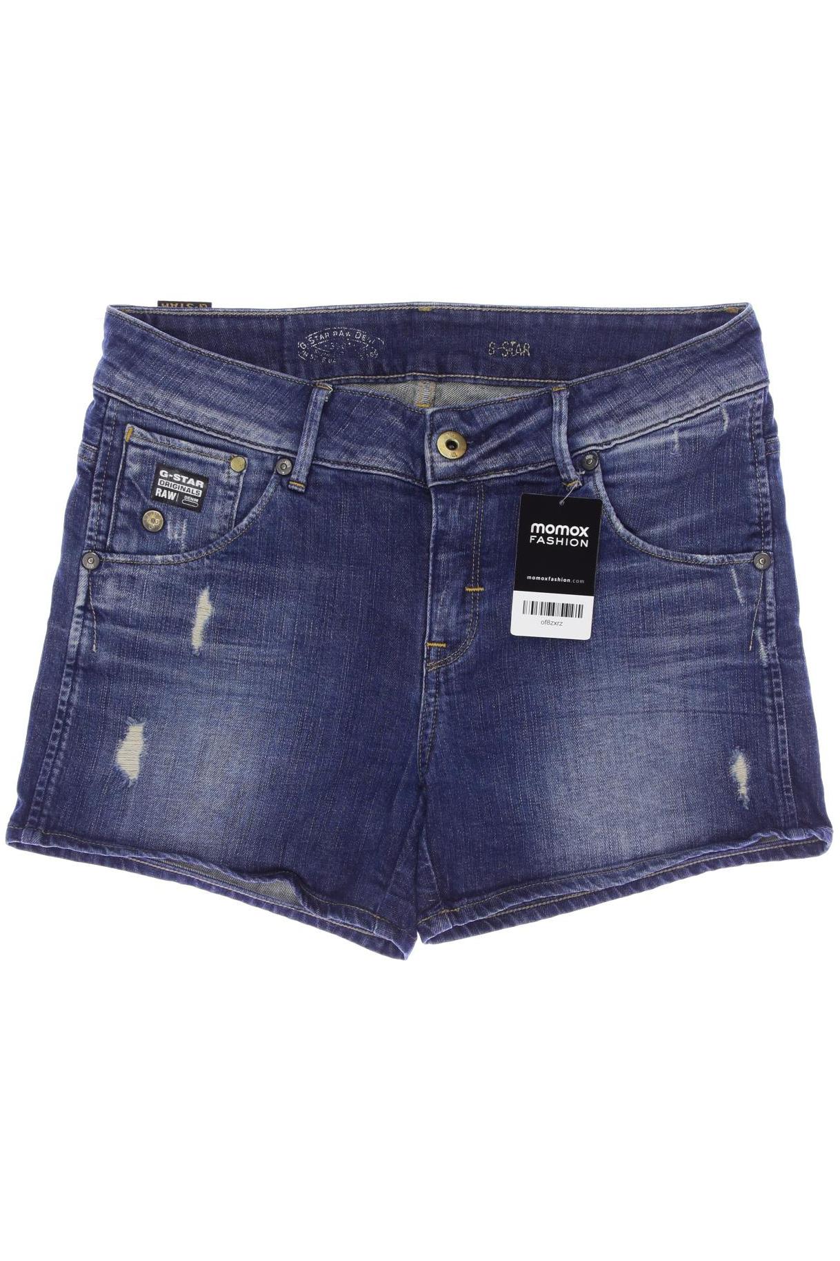 

G Star RAW Damen Shorts, blau, Gr. 28