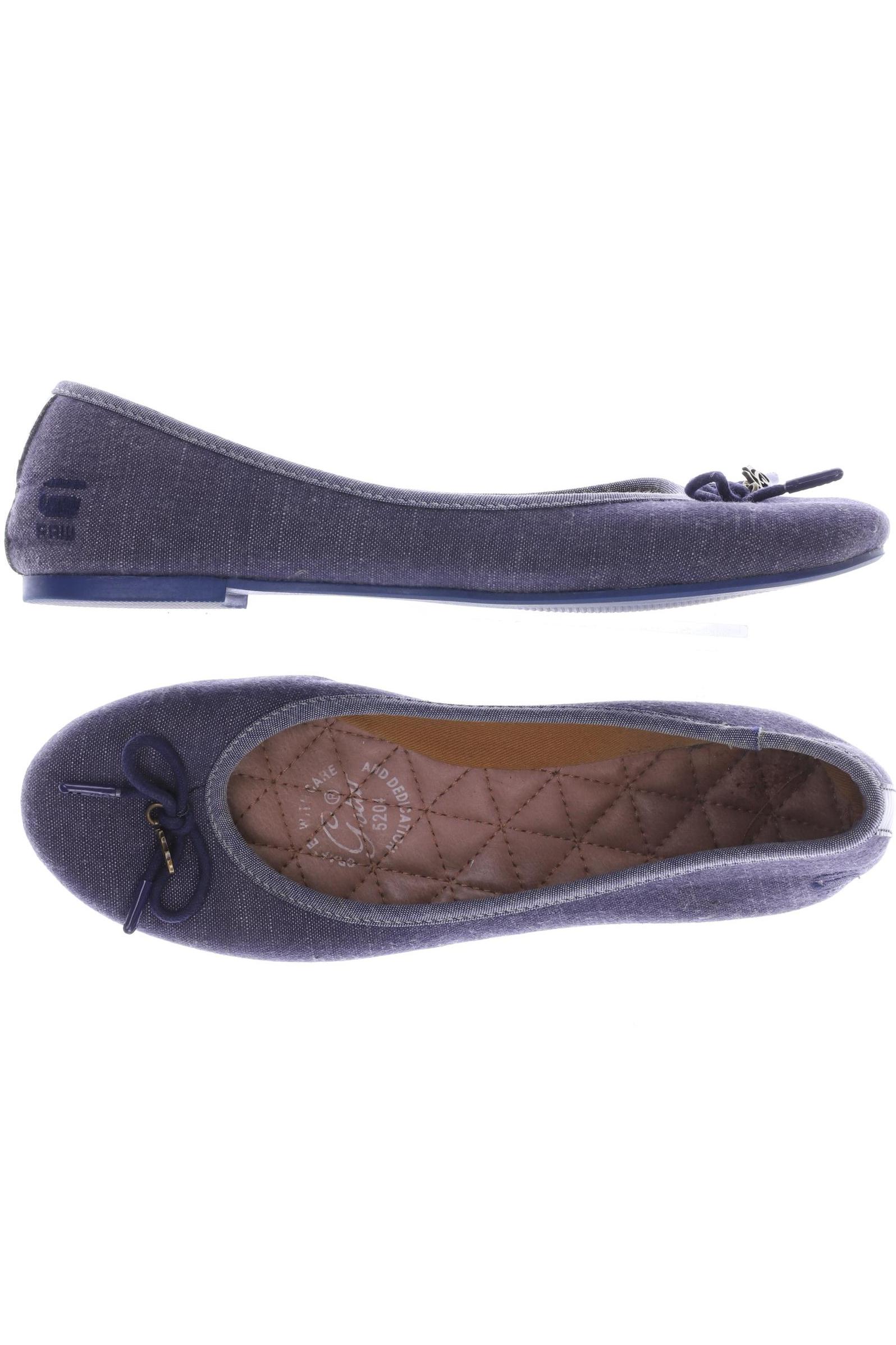 

G STAR RAW Damen Ballerinas, marineblau