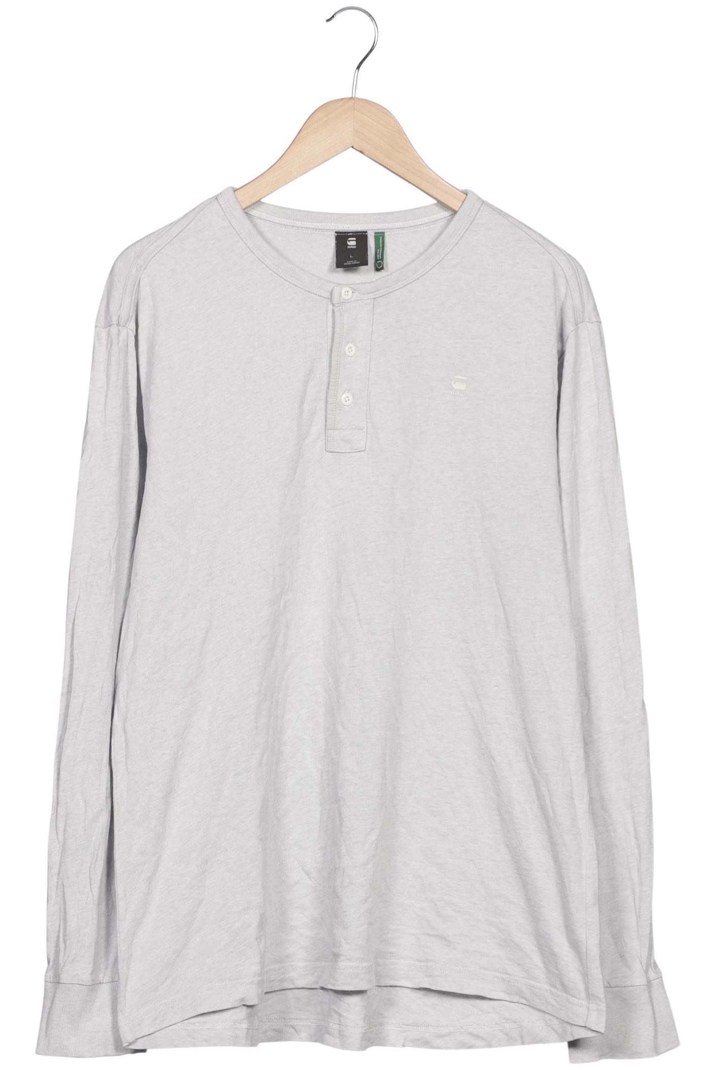 

G Star RAW Herren Langarmshirt, grau, Gr. 52