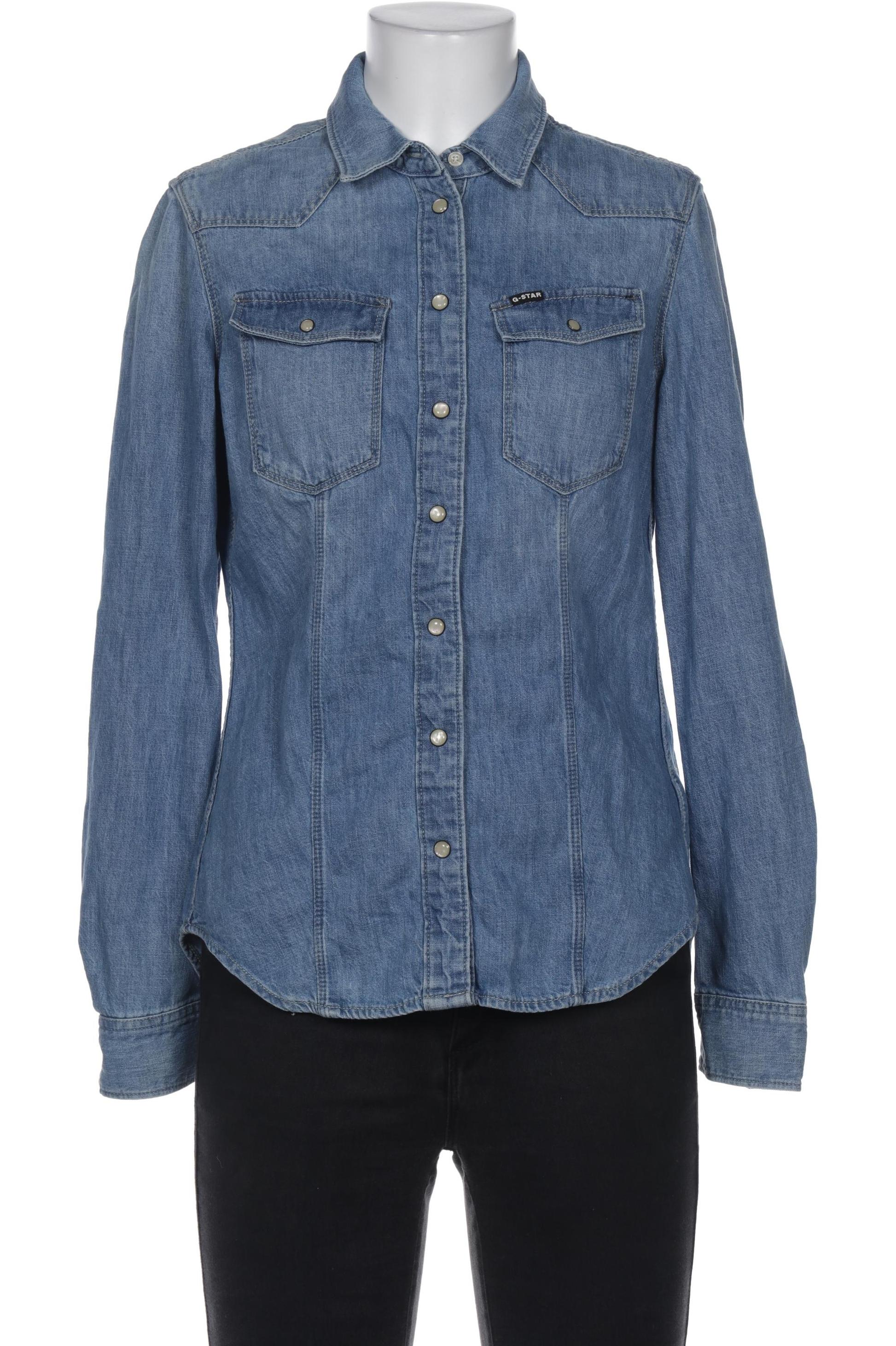 

G Star RAW Damen Bluse, blau, Gr. 36