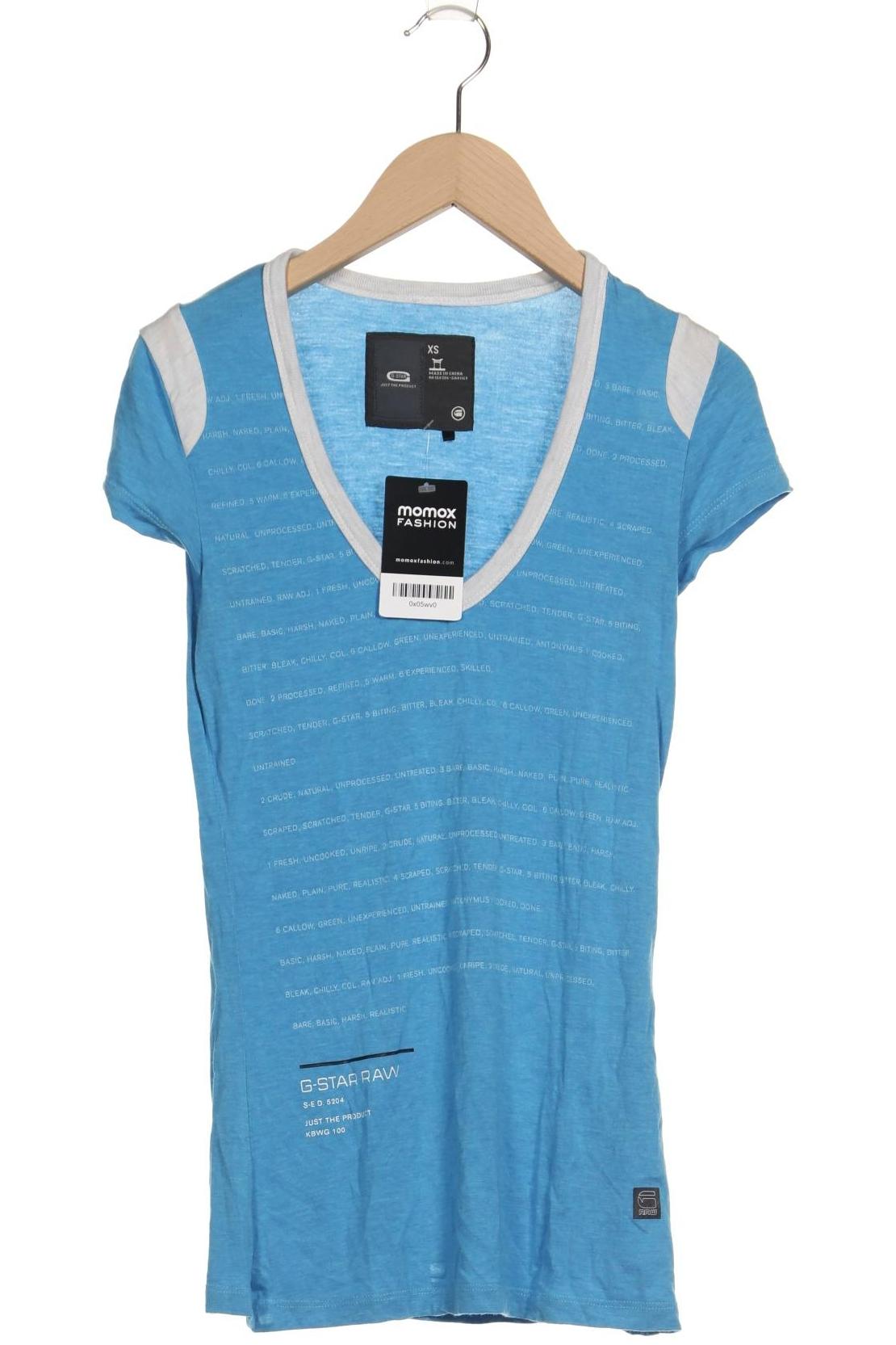 

G Star RAW Damen T-Shirt, blau, Gr. 34