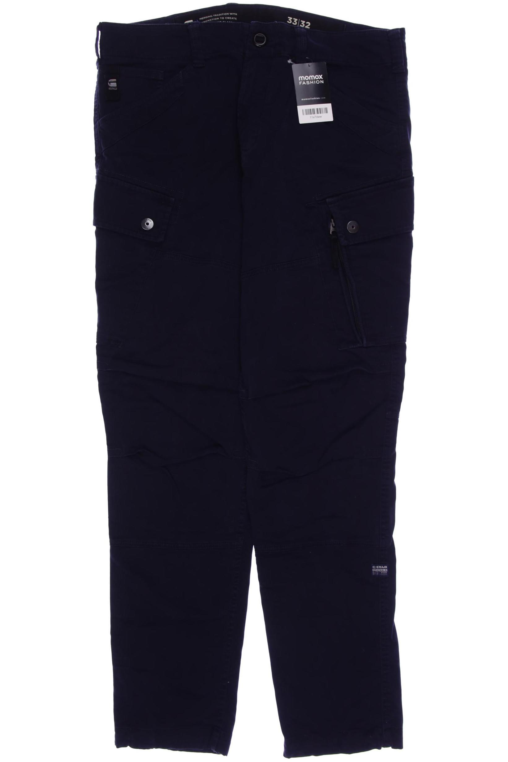 

G STAR RAW Herren Stoffhose, marineblau