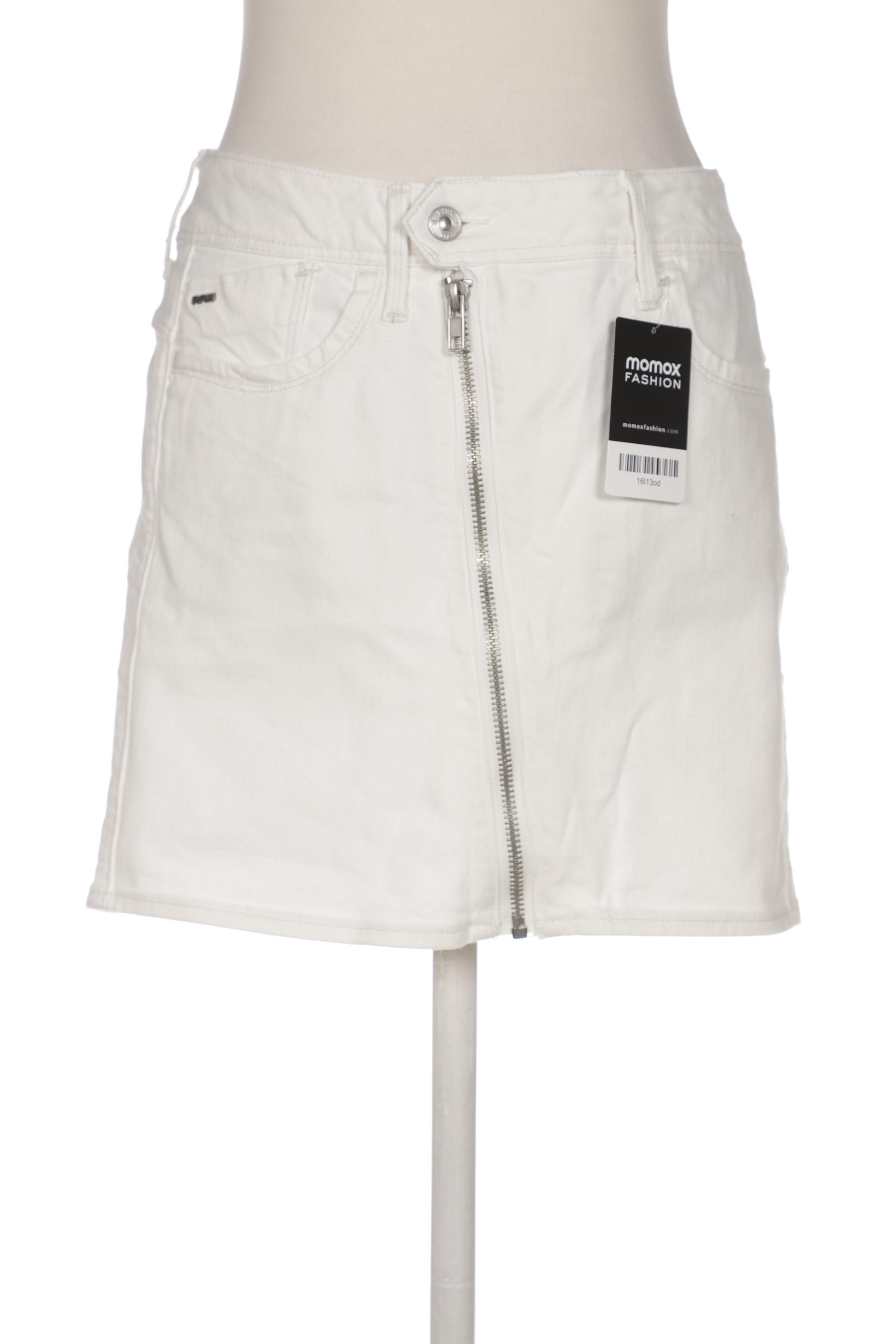 

G STAR RAW Damen Rock, cremeweiß