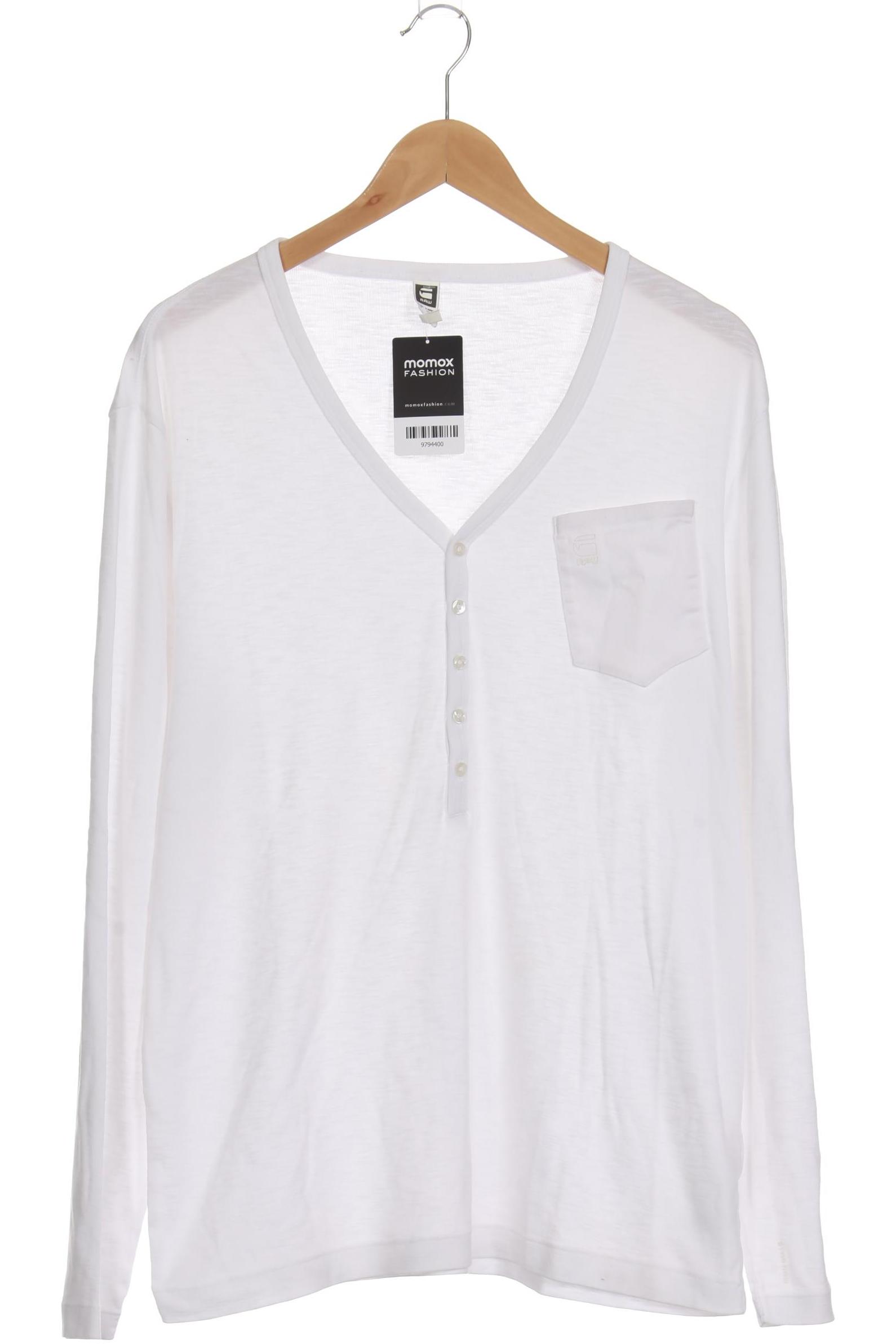 

G Star RAW Herren Langarmshirt, weiß, Gr.