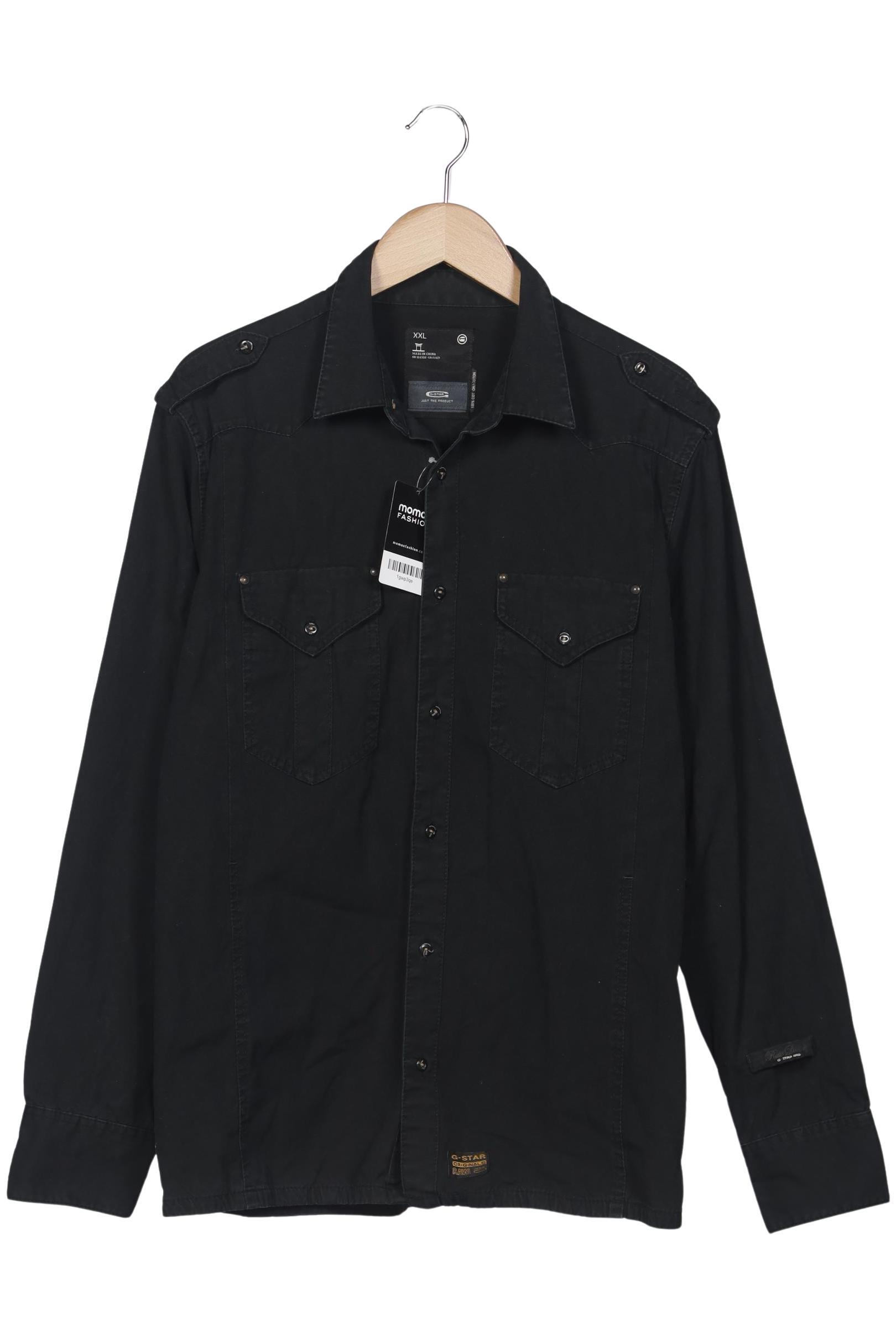 

G Star RAW Herren Hemd, schwarz, Gr. 56