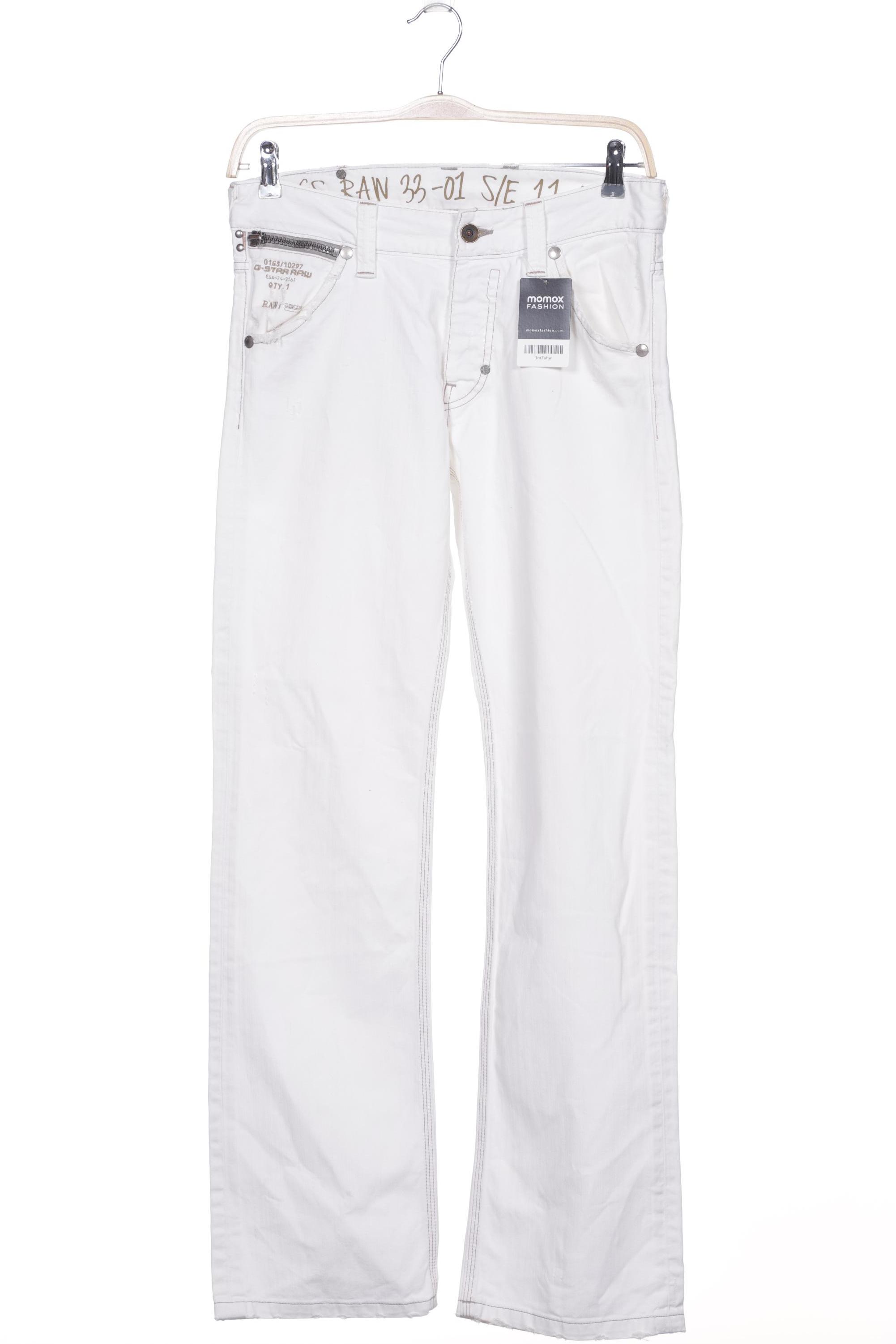 

G STAR RAW Herren Jeans, weiß