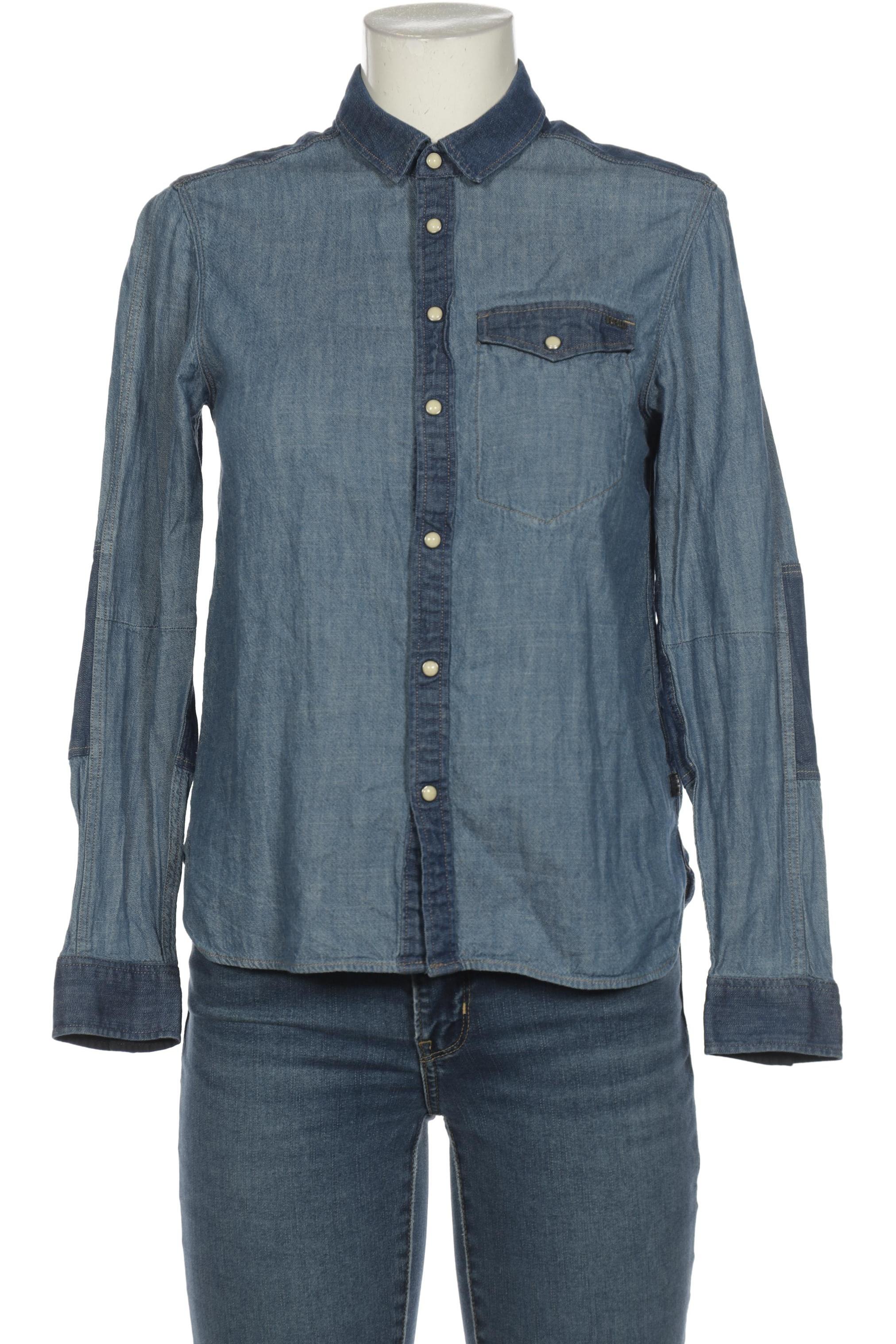 

G STAR RAW Damen Bluse, blau