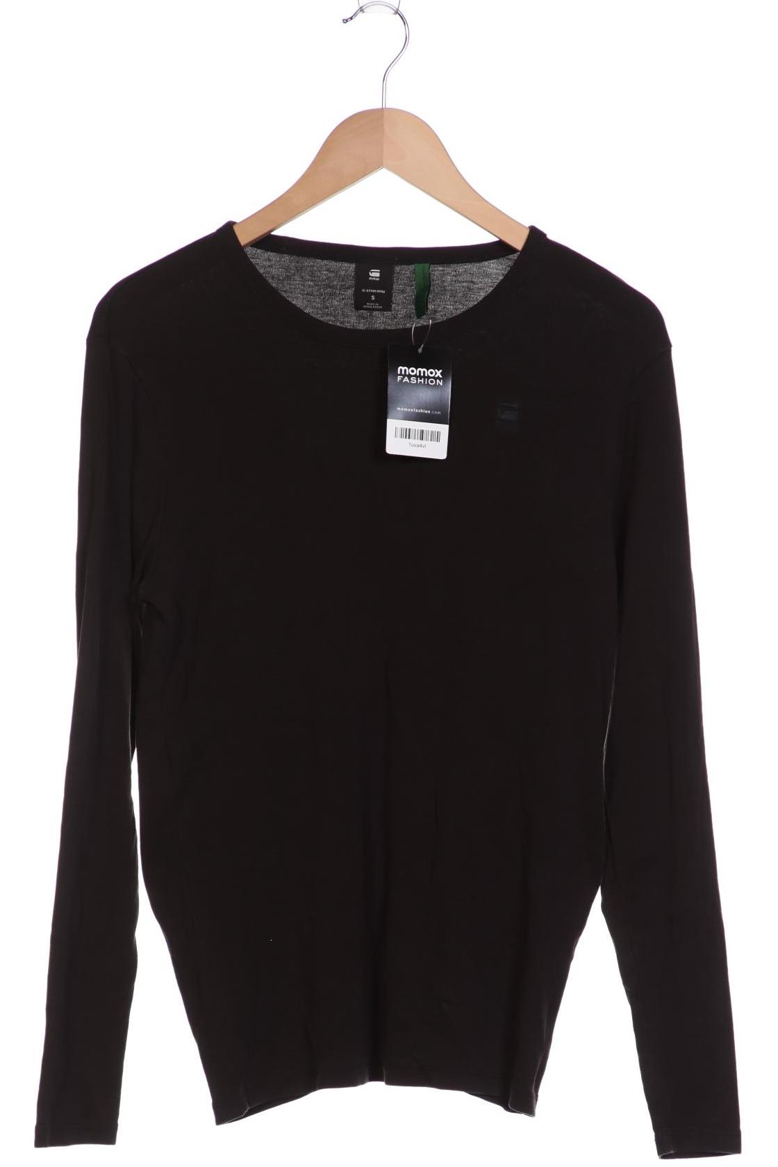 

G STAR RAW Herren Langarmshirt, schwarz