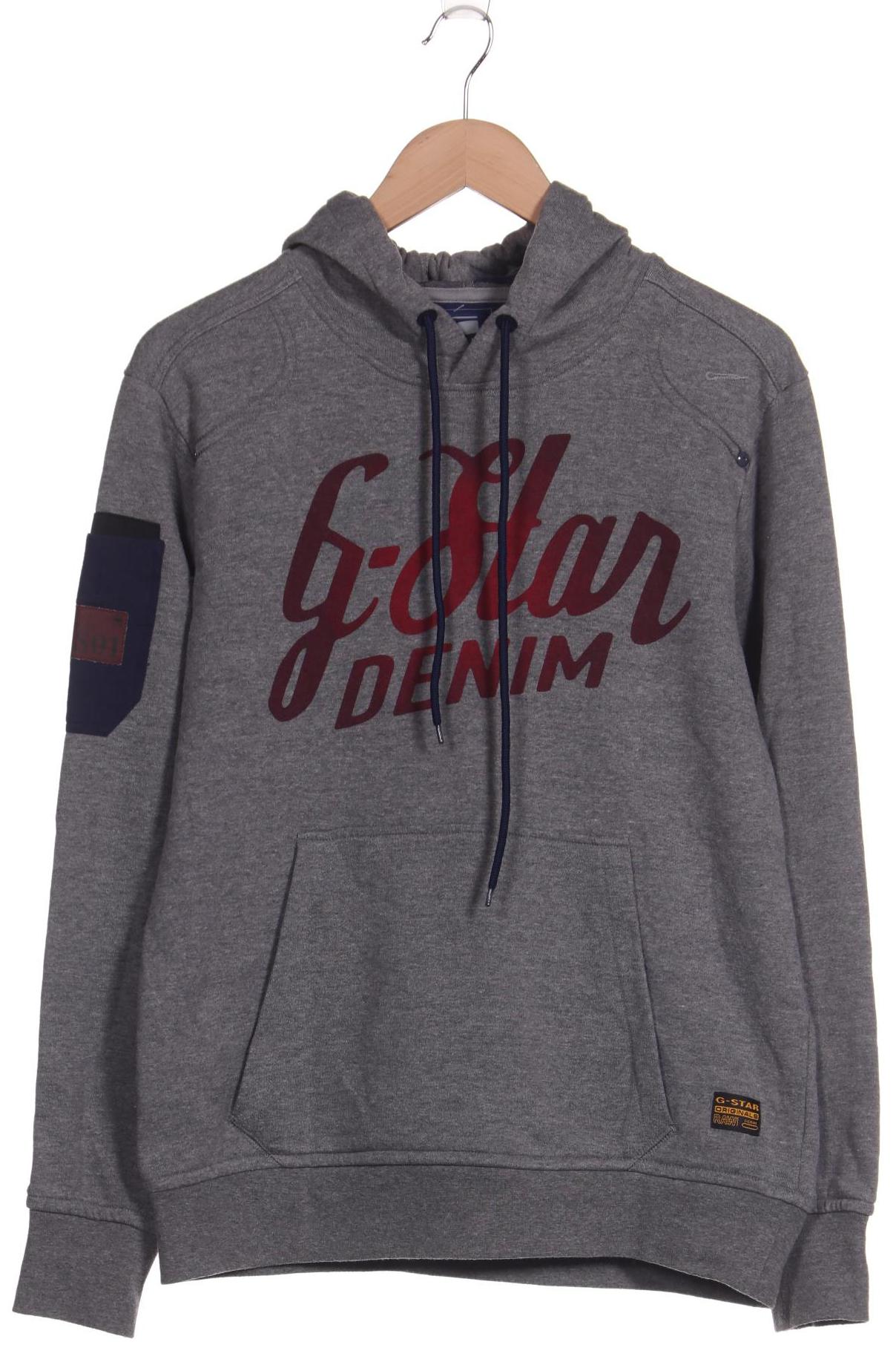 

G Star RAW Herren Kapuzenpullover, grau, Gr. 48