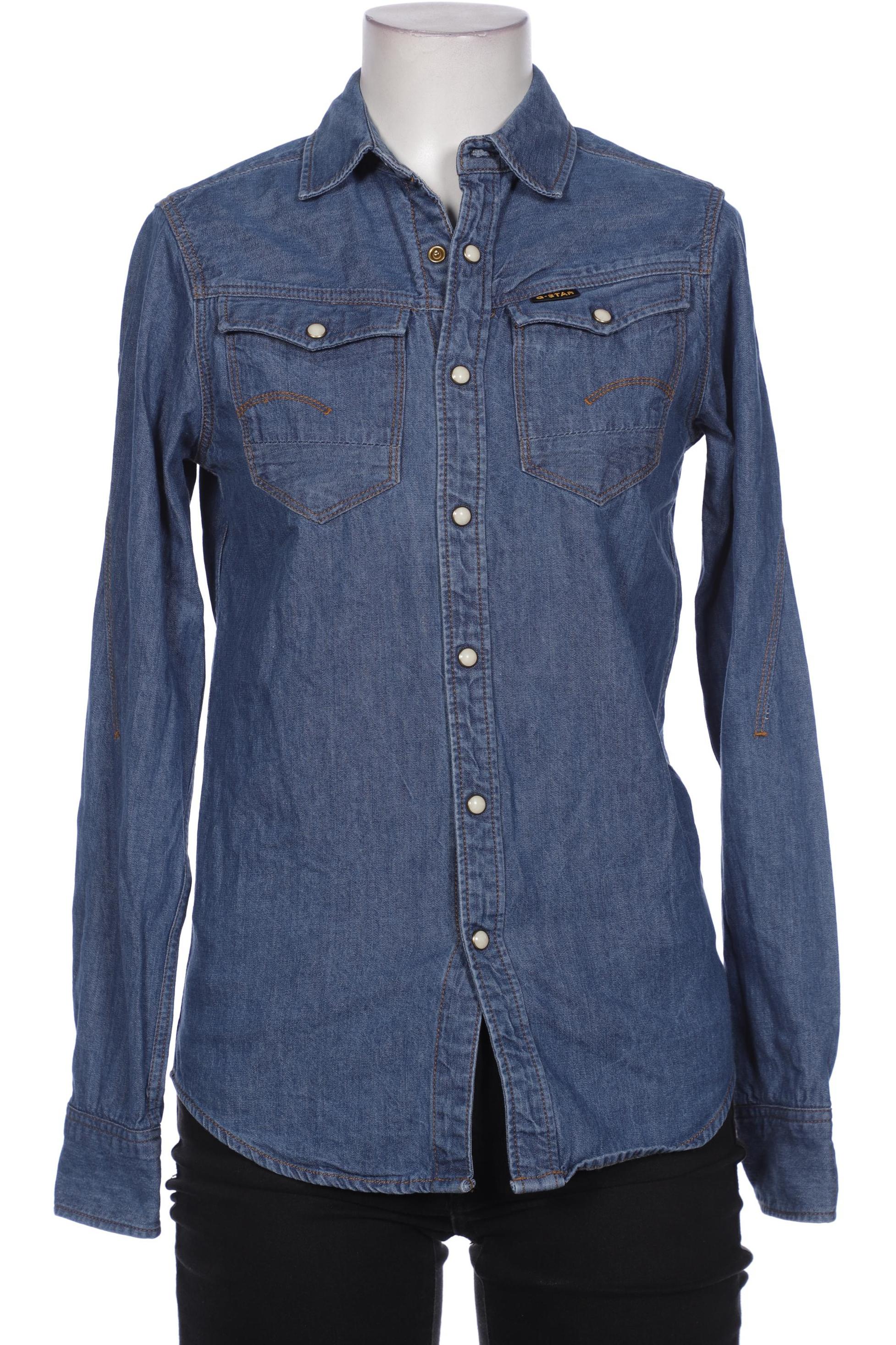 

G Star RAW Damen Bluse, blau, Gr. 34