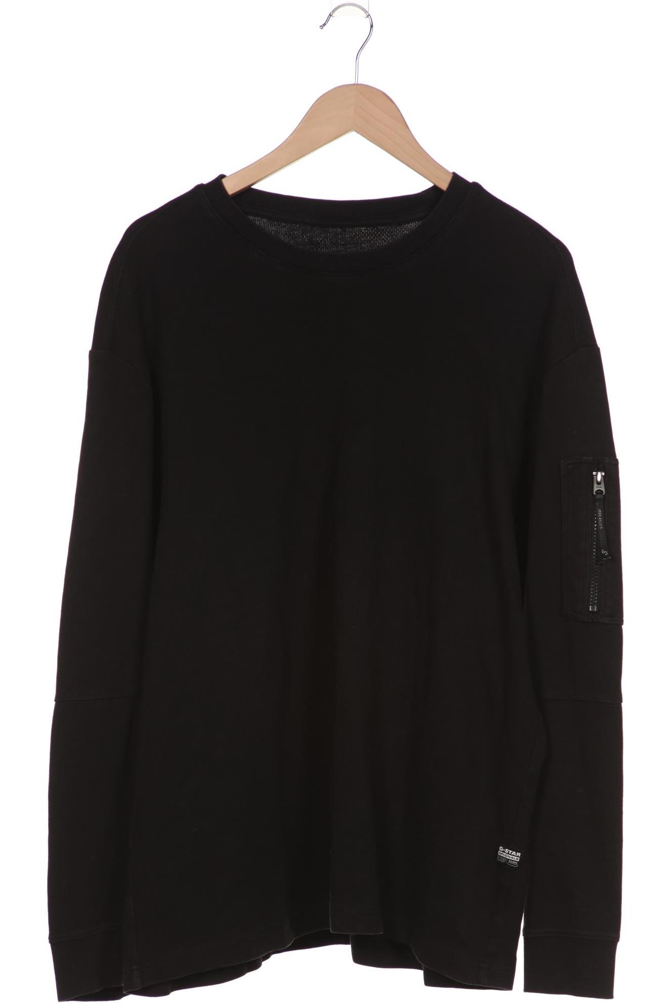 

G Star RAW Herren Langarmshirt, schwarz, Gr. 56