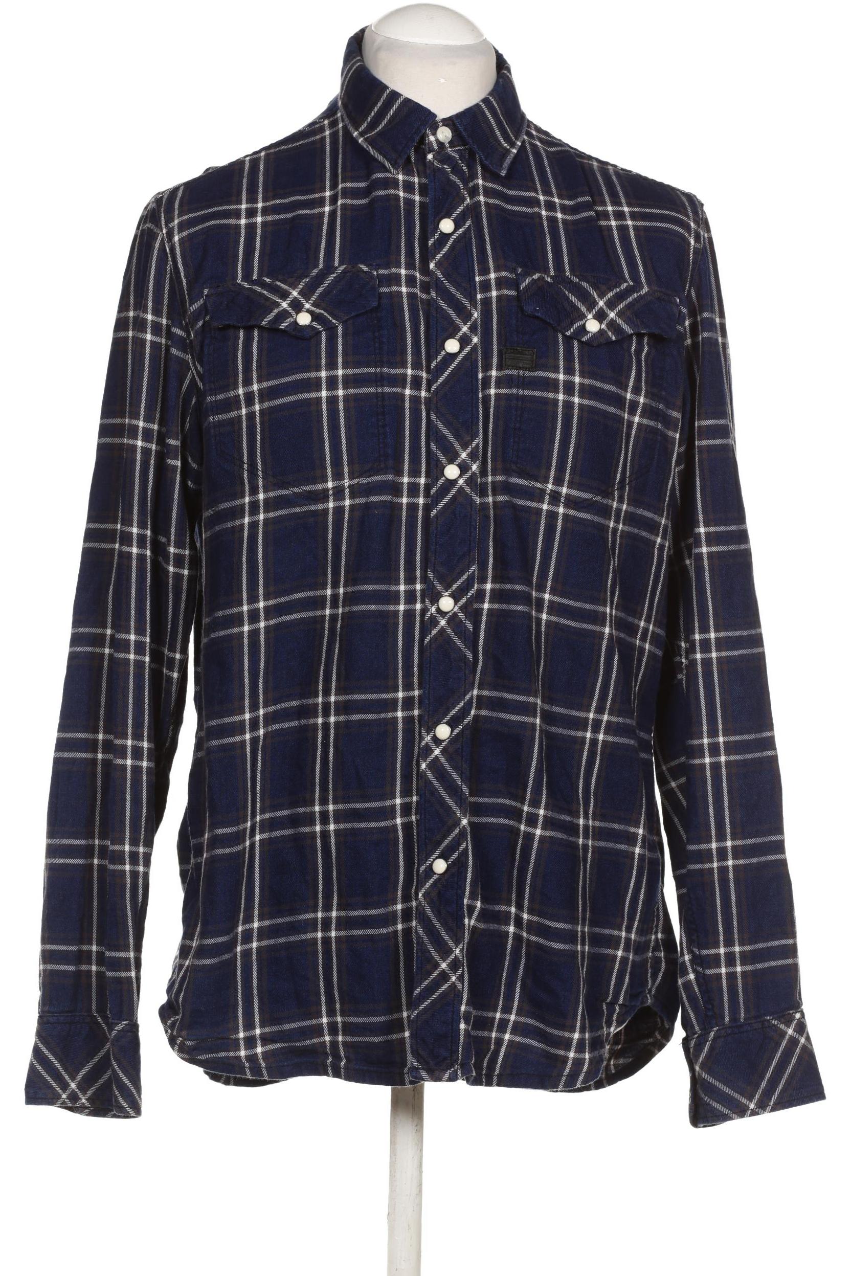 

G Star RAW Herren Hemd, blau, Gr. 52