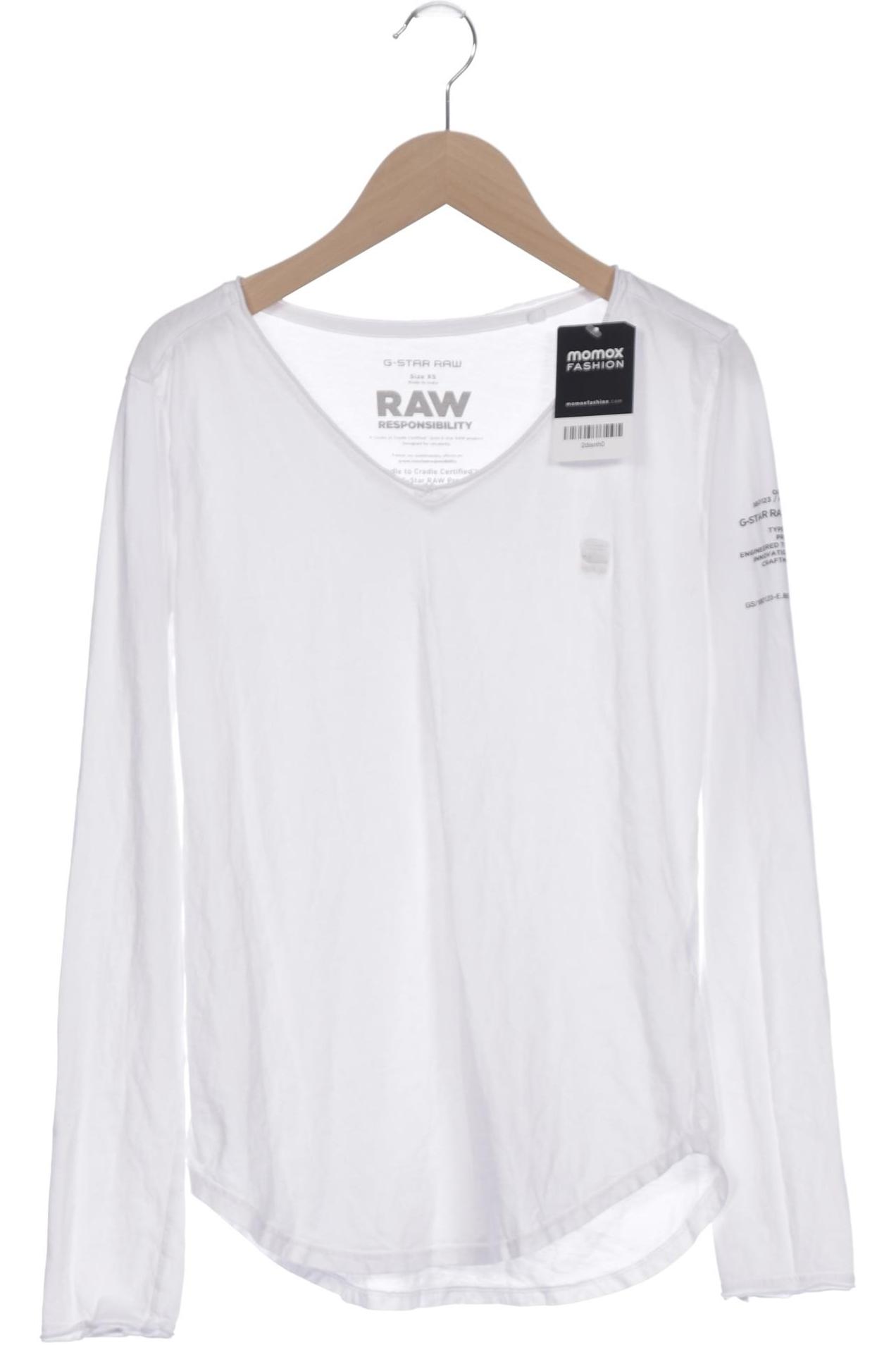 

G Star RAW Damen Langarmshirt, weiß, Gr. 34