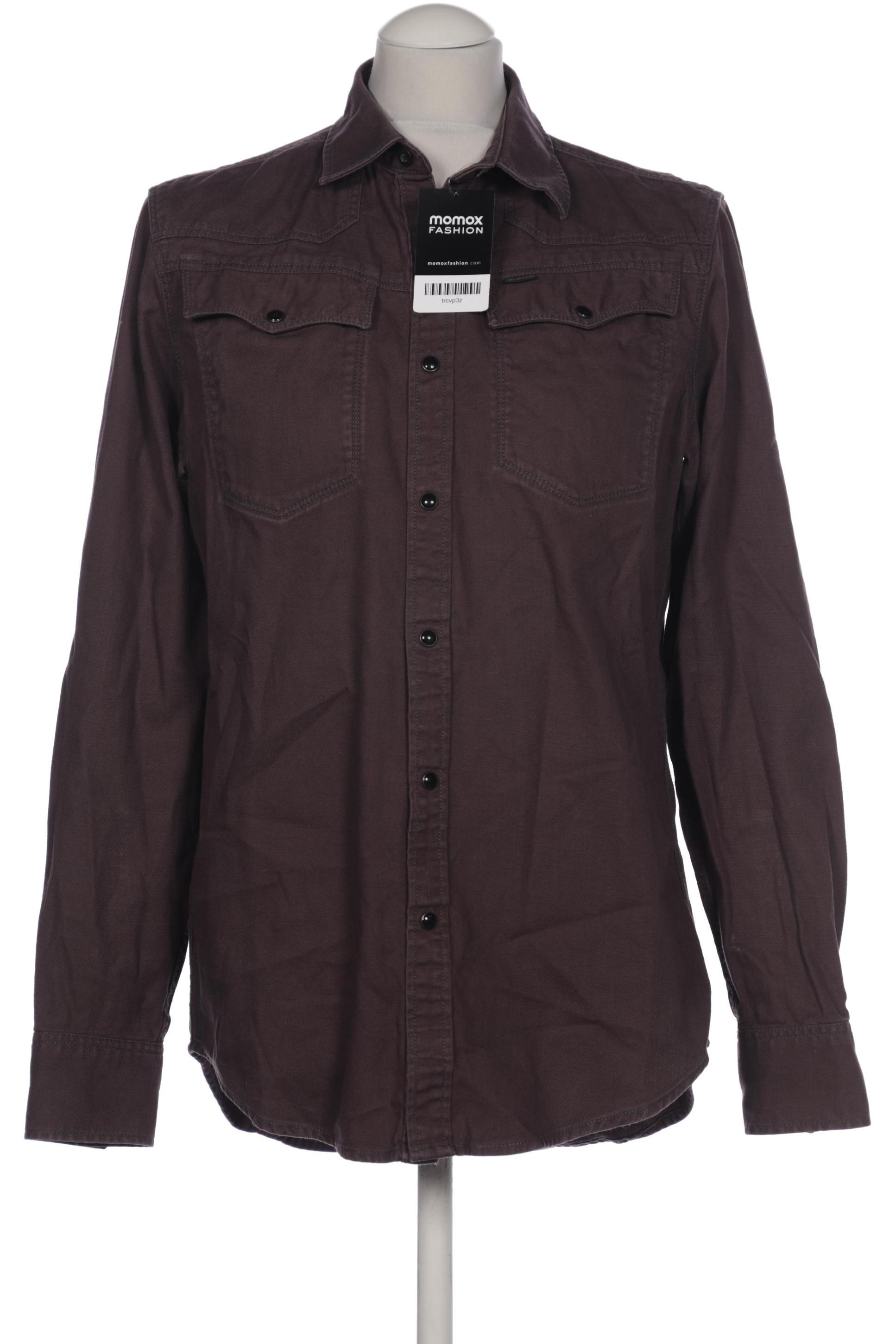 

G Star RAW Herren Hemd, bordeaux, Gr. 48