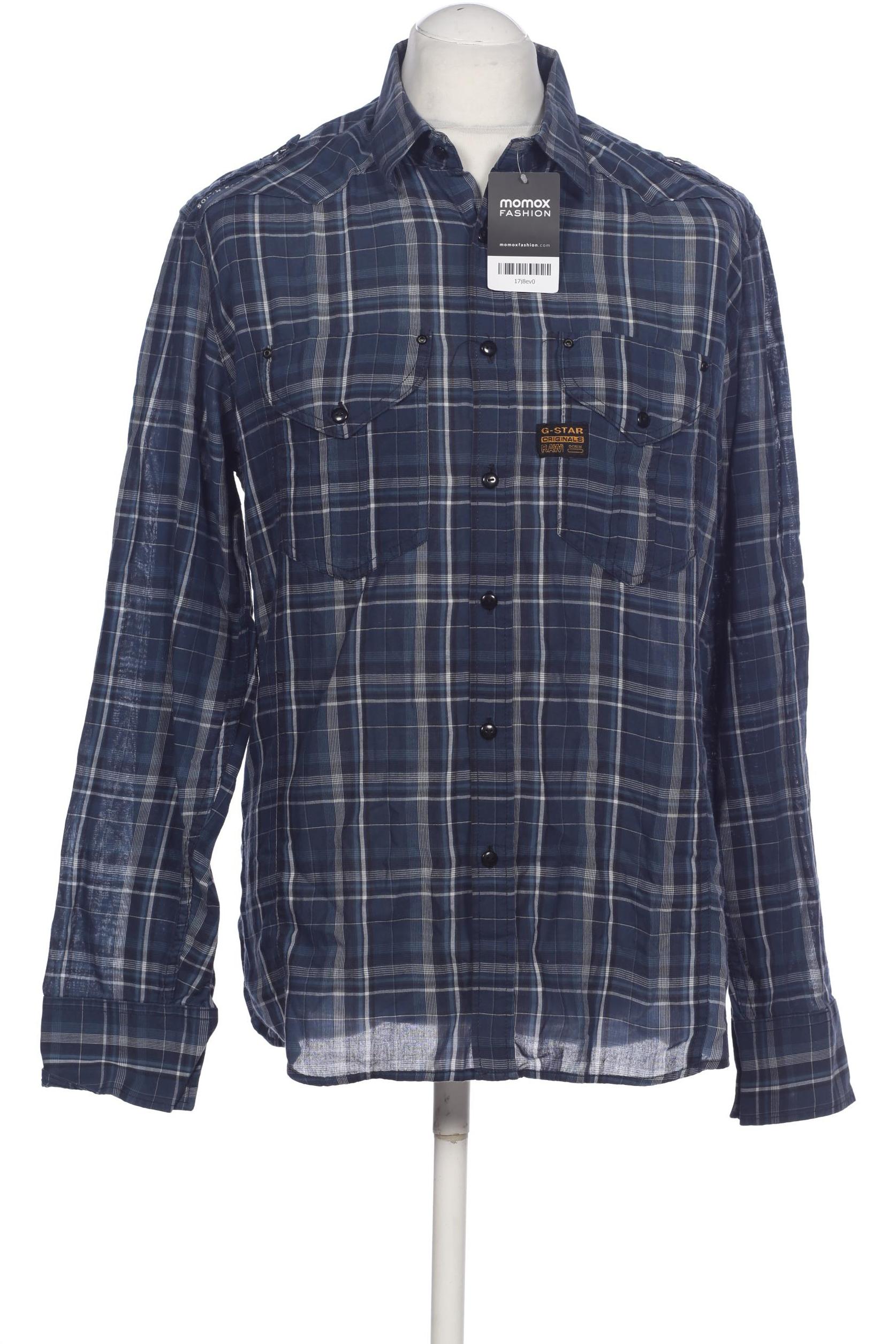 

G-STAR RAW Herren Hemd, marineblau