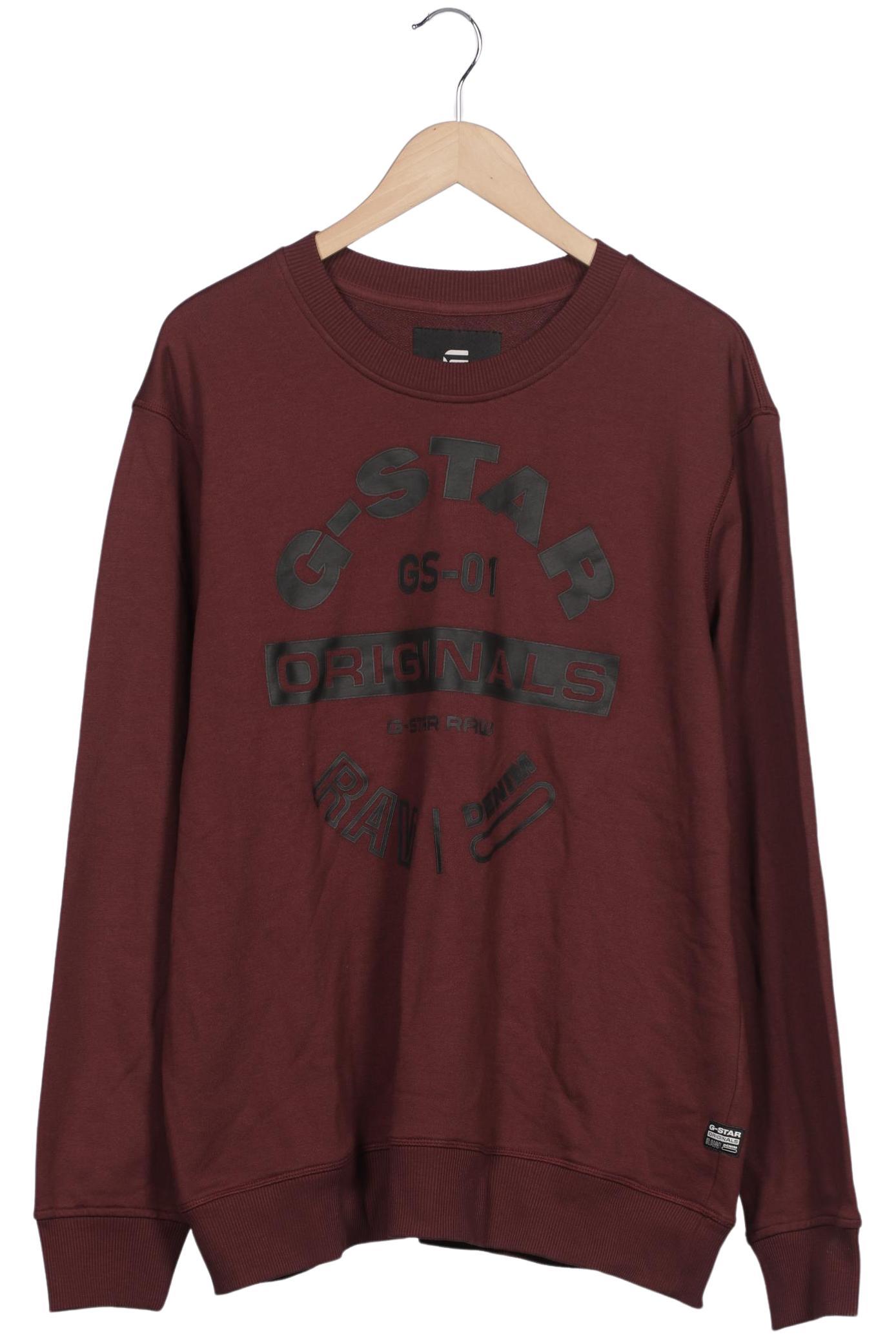 

G Star RAW Herren Sweatshirt, bordeaux, Gr. 56