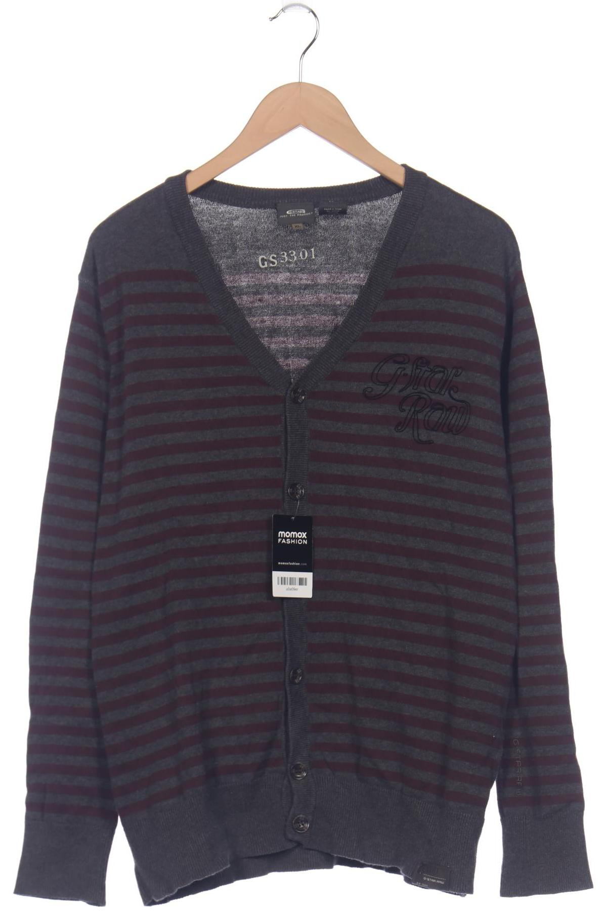 

G Star RAW Herren Strickjacke, grau, Gr. 54