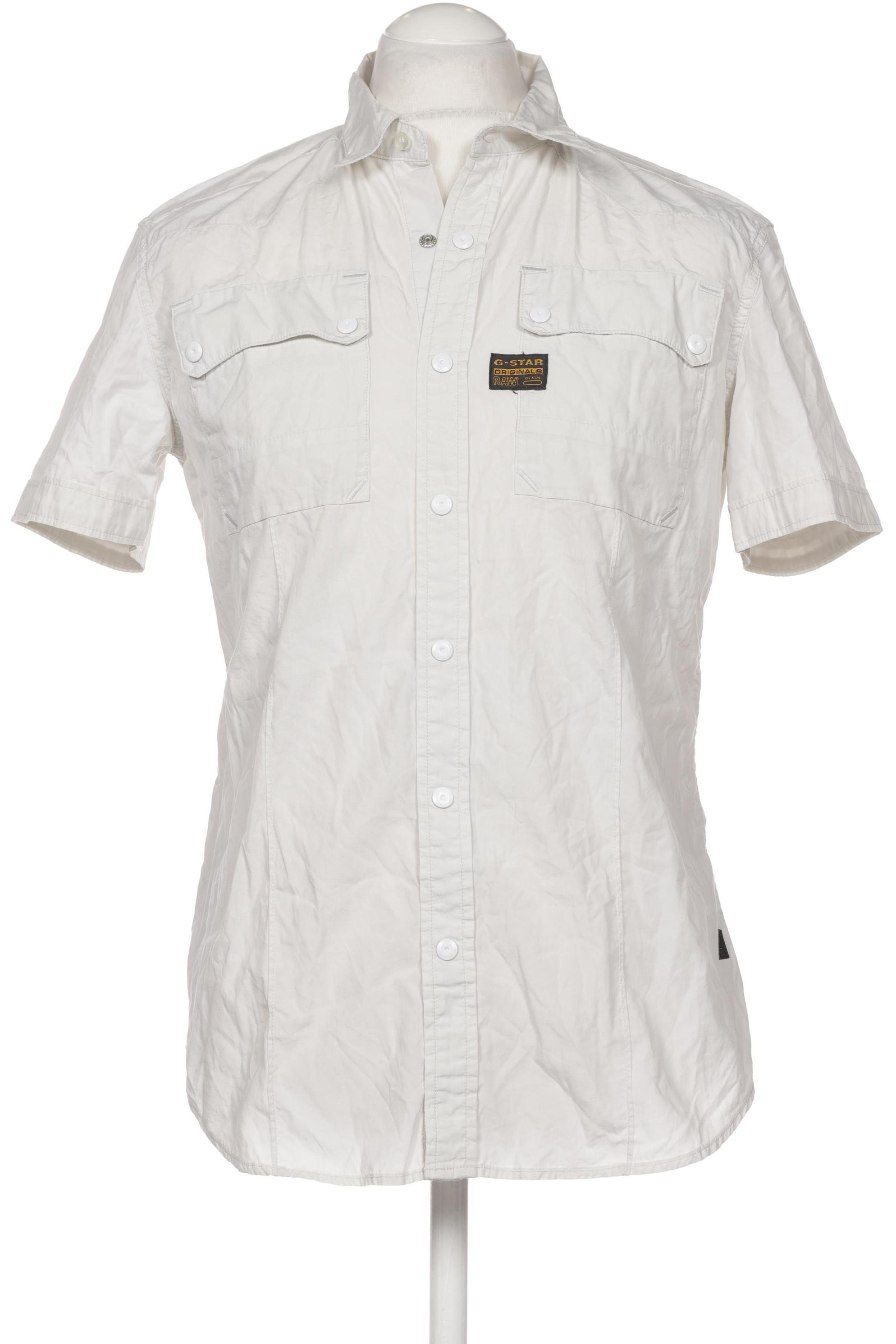 

G Star RAW Herren Hemd, weiß, Gr. 52