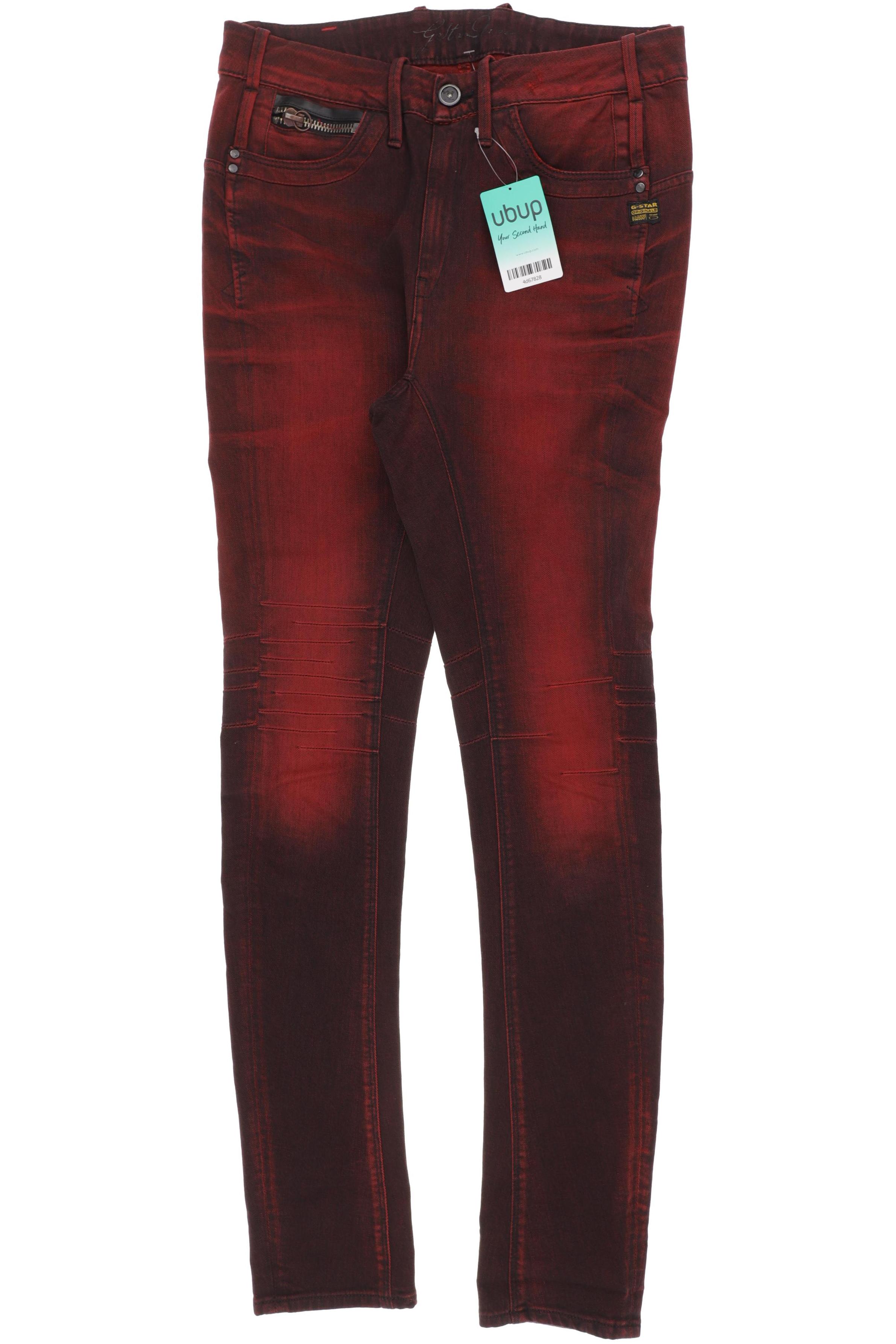 

G Star RAW Damen Jeans, rot, Gr. 25