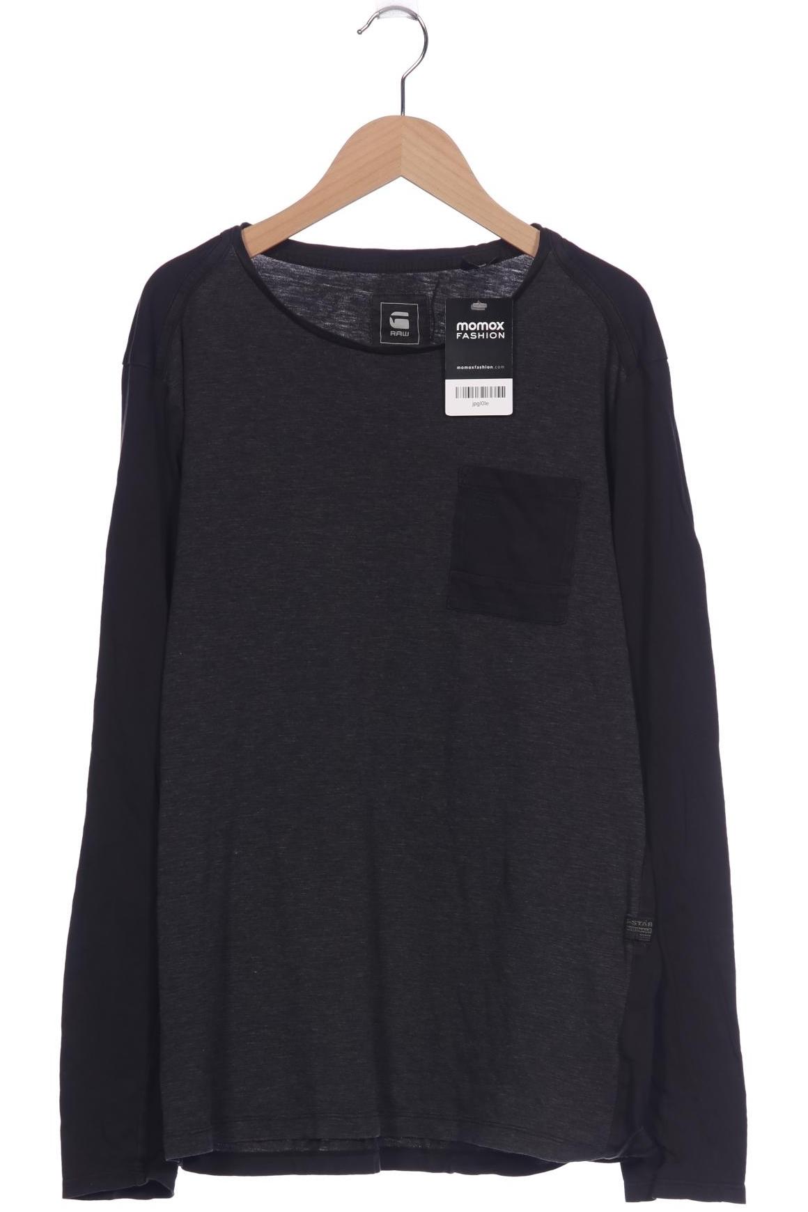 

G Star RAW Herren Langarmshirt, schwarz, Gr. 48