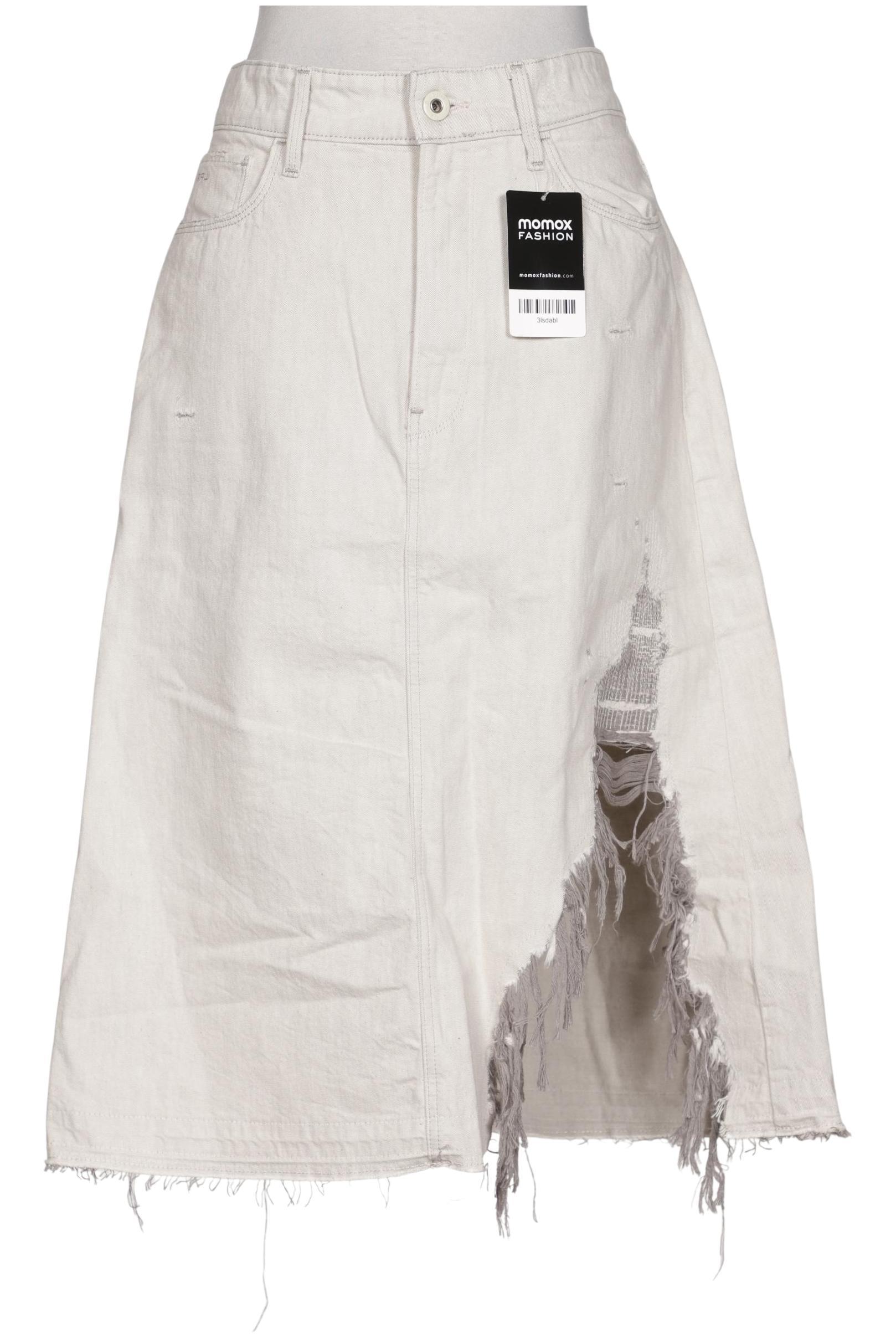 

G Star RAW Damen Rock, cremeweiß, Gr. 28