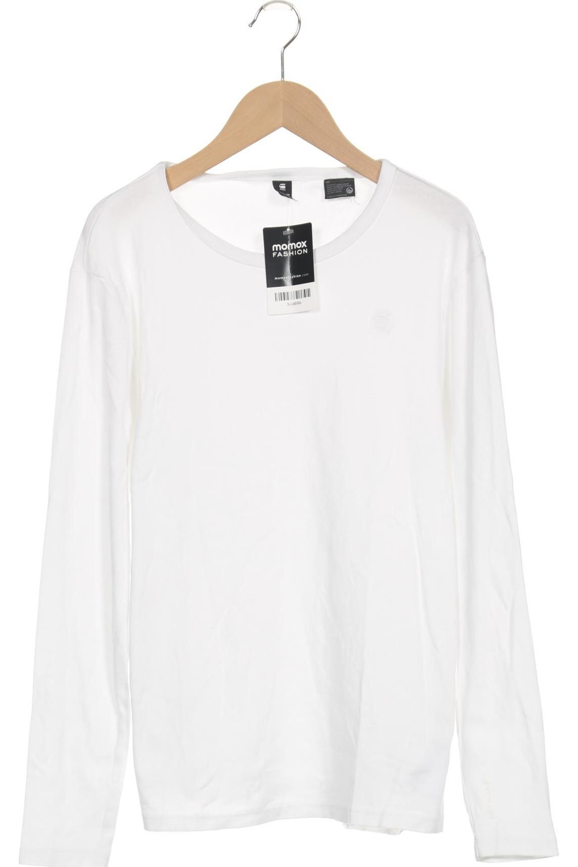 

G Star RAW Herren Langarmshirt, weiß, Gr. 48
