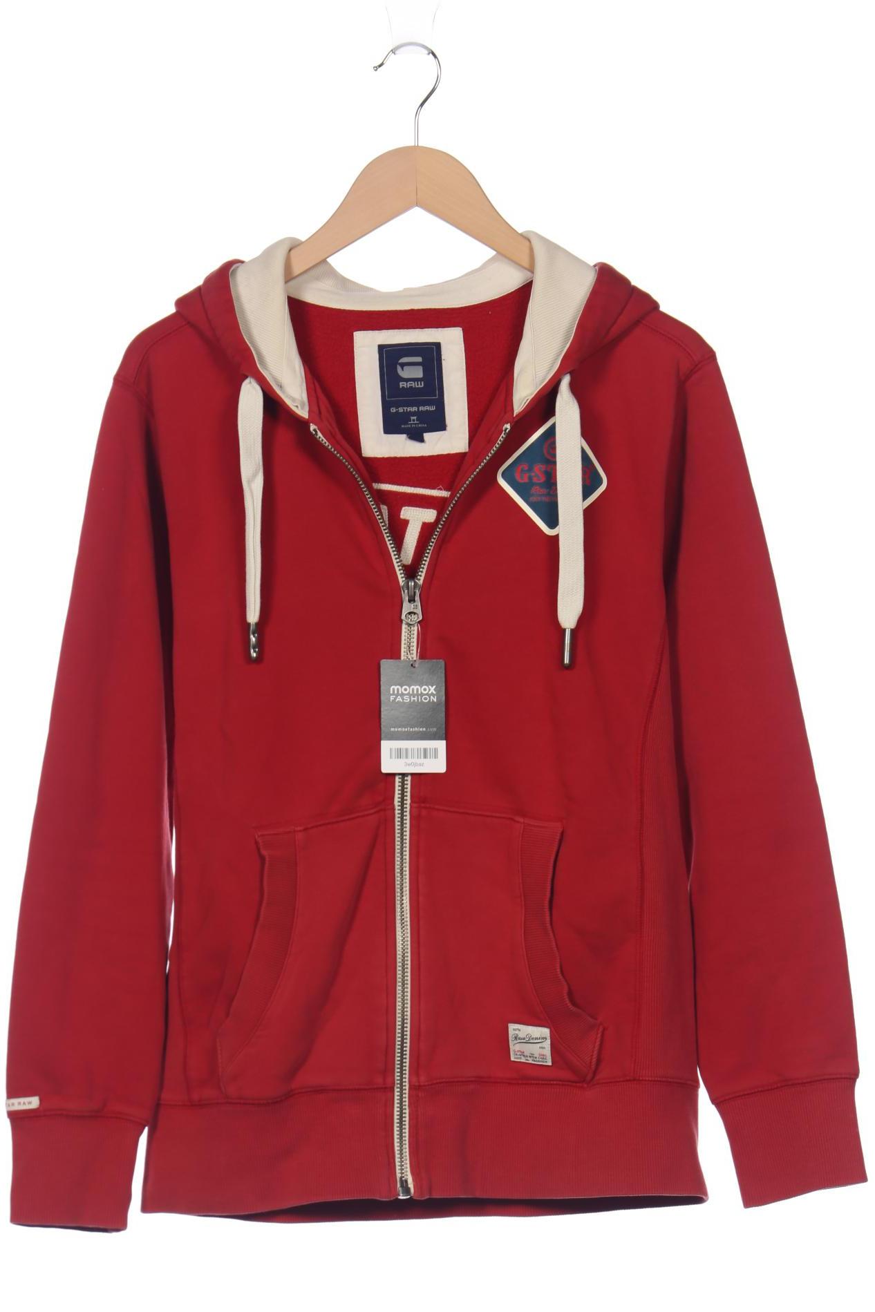 

G STAR RAW Herren Kapuzenpullover, rot