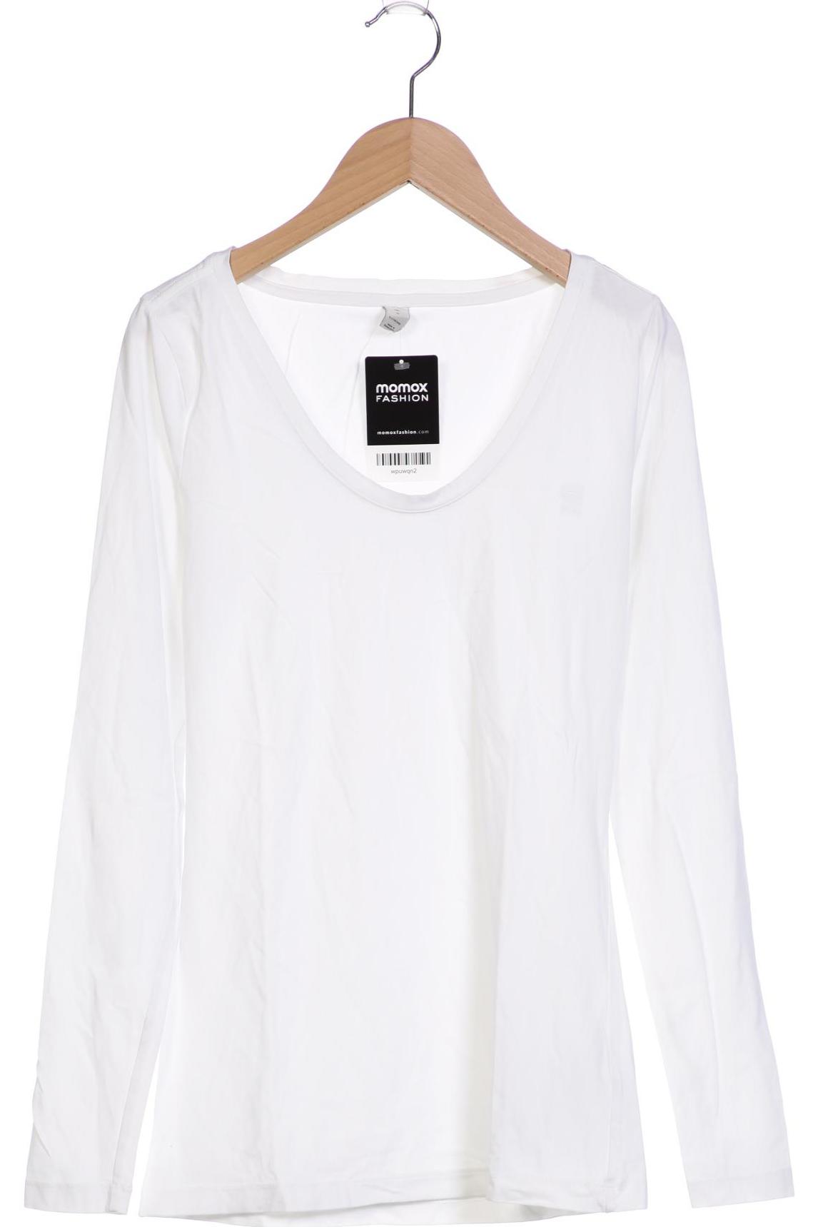 

G STAR RAW Damen Langarmshirt, weiß