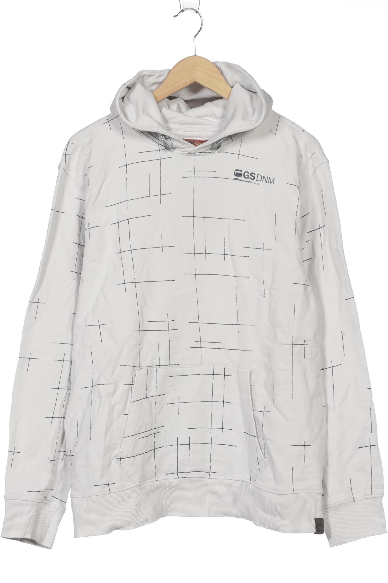 

G Star RAW Herren Kapuzenpullover, weiß, Gr. 56