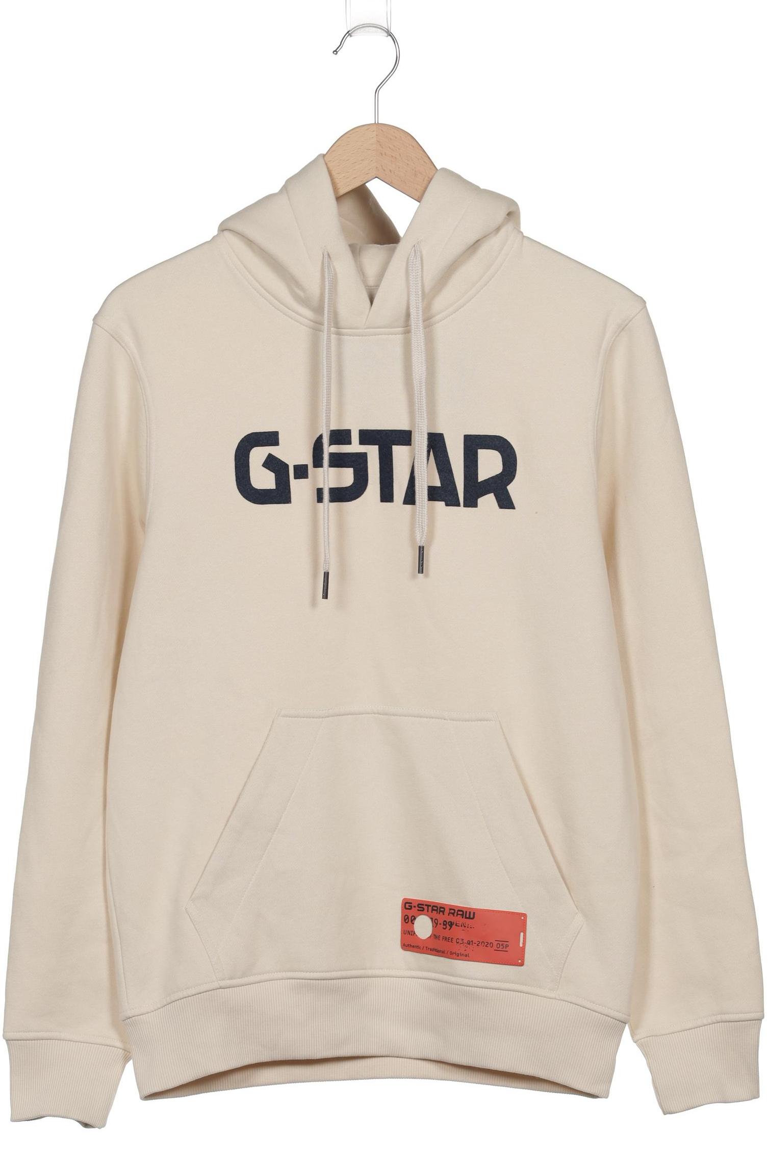 

G Star RAW Herren Kapuzenpullover, cremeweiß, Gr. 46