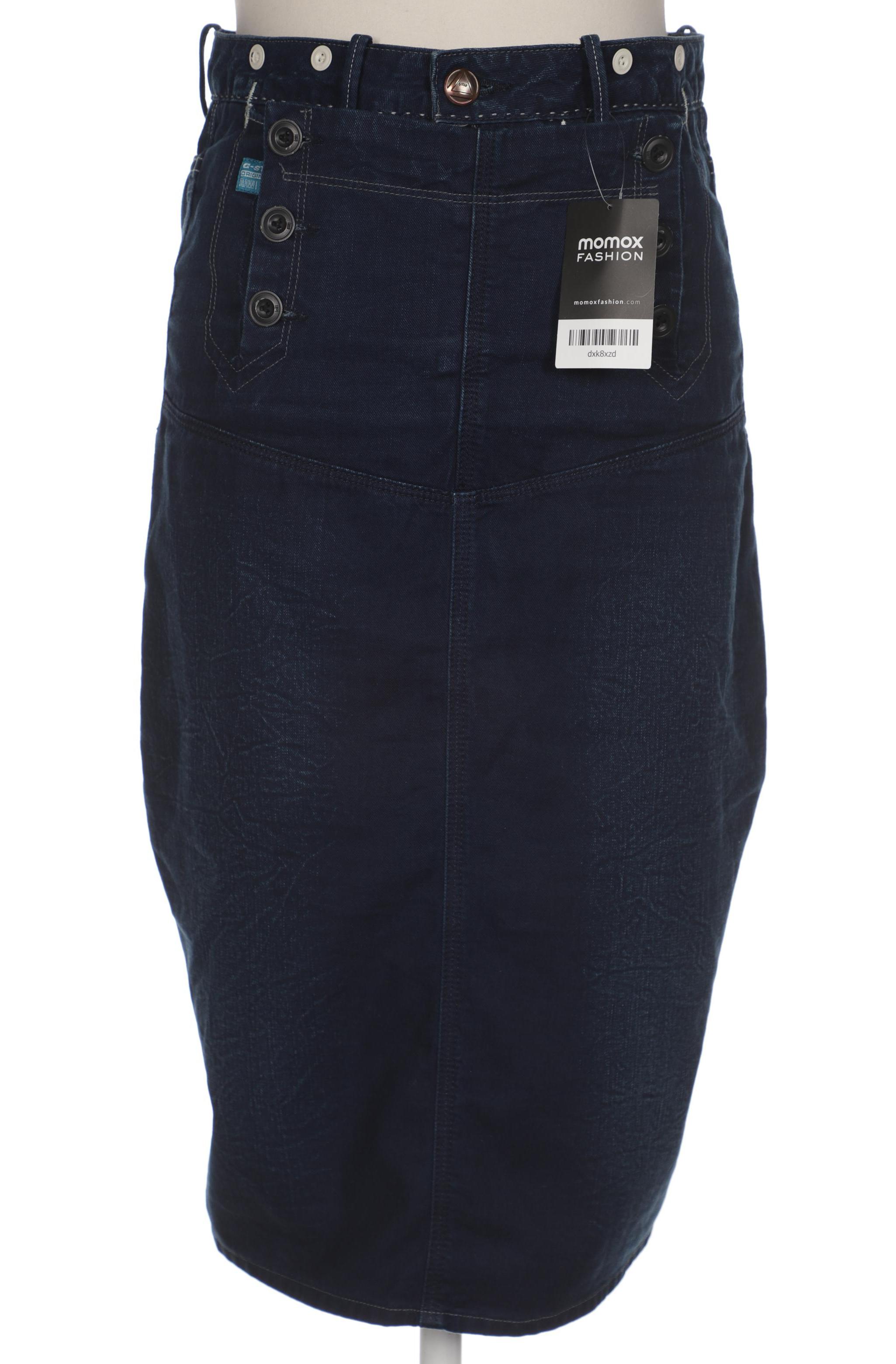 

G STAR RAW Damen Rock, marineblau