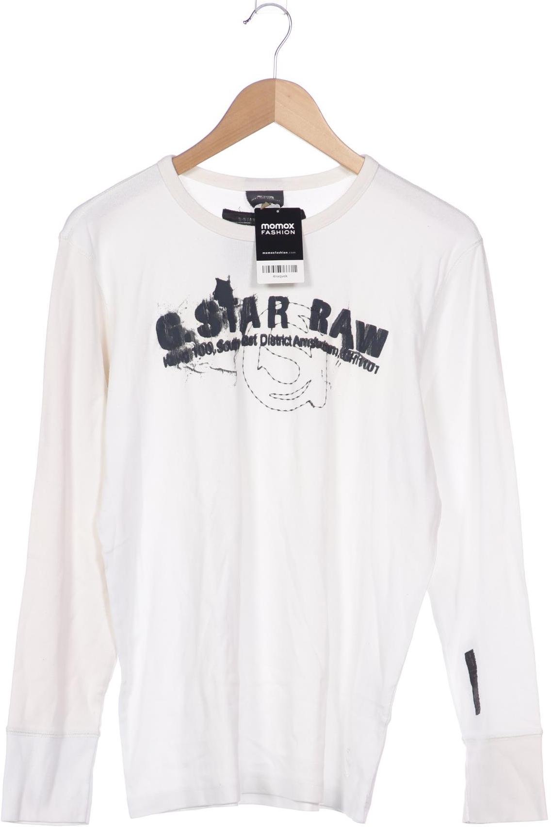 

G-Star RAW Herren Langarmshirt, weiß, Gr. 54