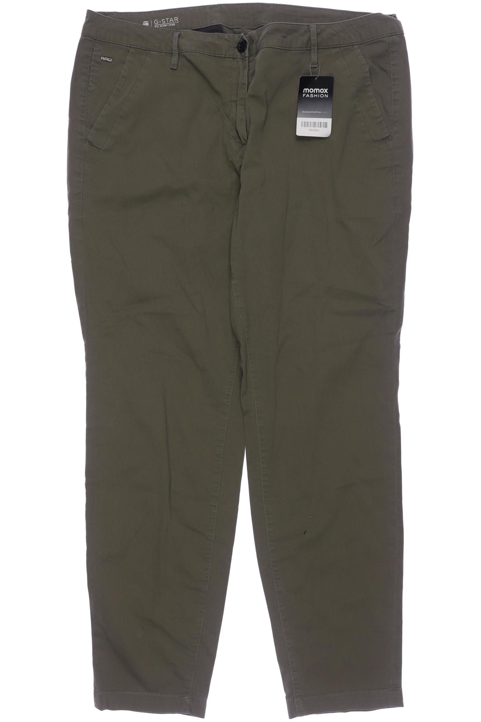 

G Star RAW Damen Stoffhose, grün, Gr. 34
