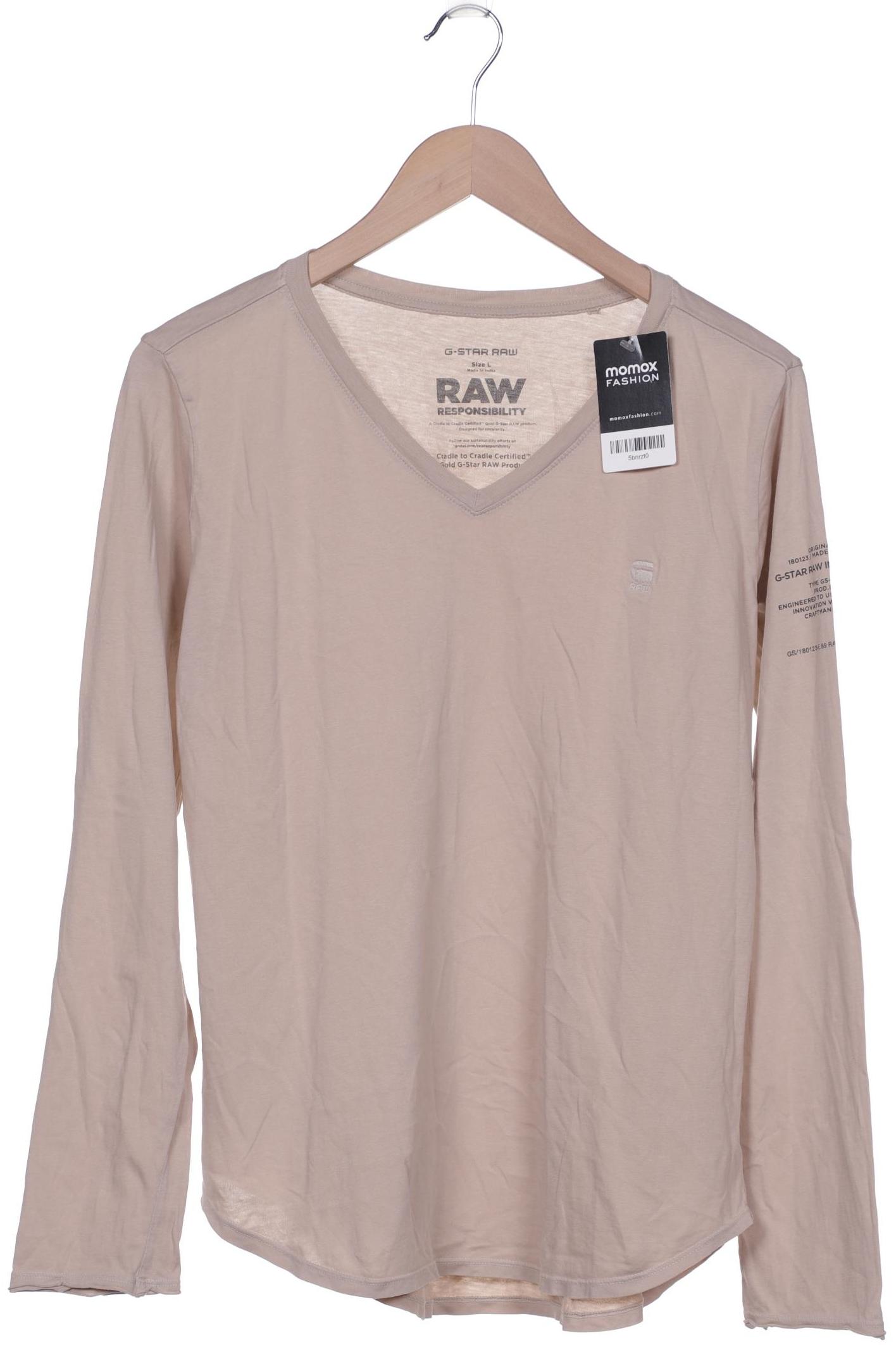 

G STAR RAW Damen Langarmshirt, beige