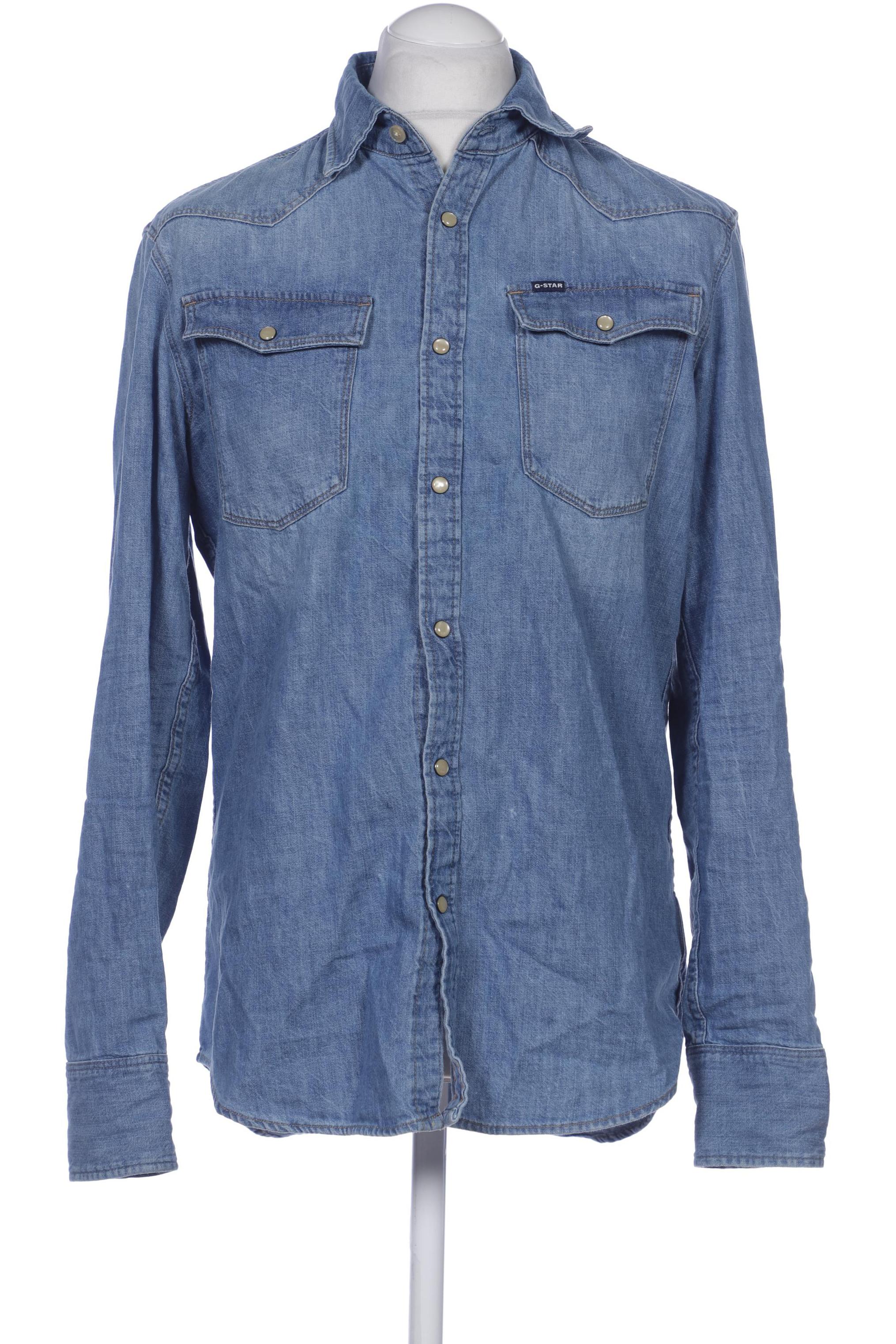 

G Star RAW Herren Hemd, blau, Gr. 48