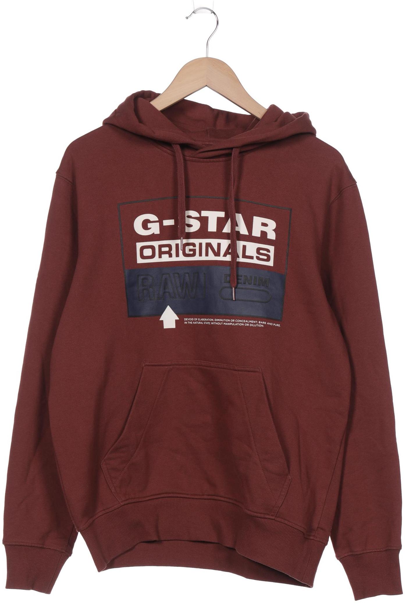 

G STAR RAW Herren Kapuzenpullover, bordeaux