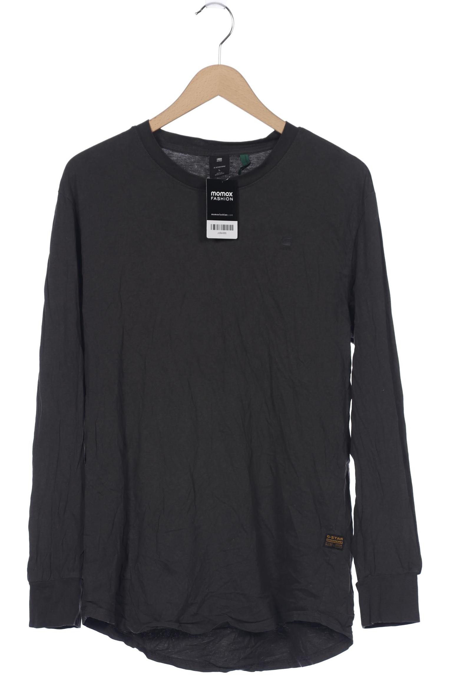 

G STAR RAW Herren Langarmshirt, grau
