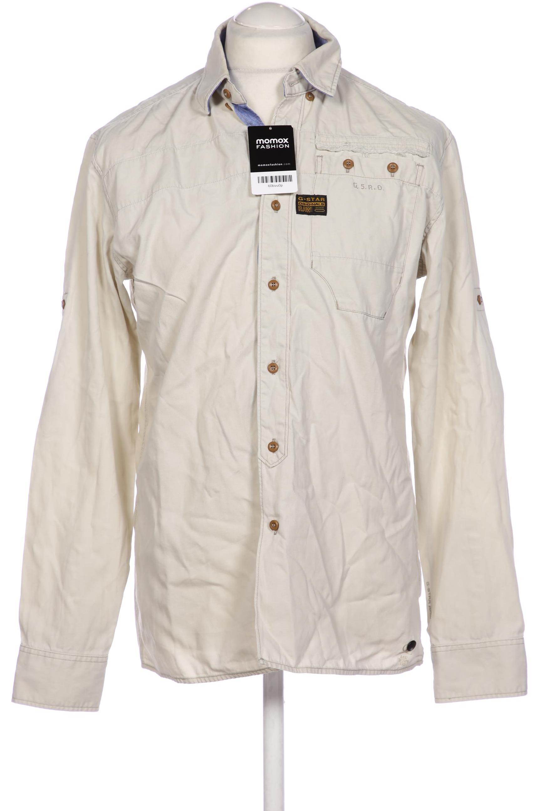 

G Star RAW Herren Hemd, cremeweiß, Gr. 52