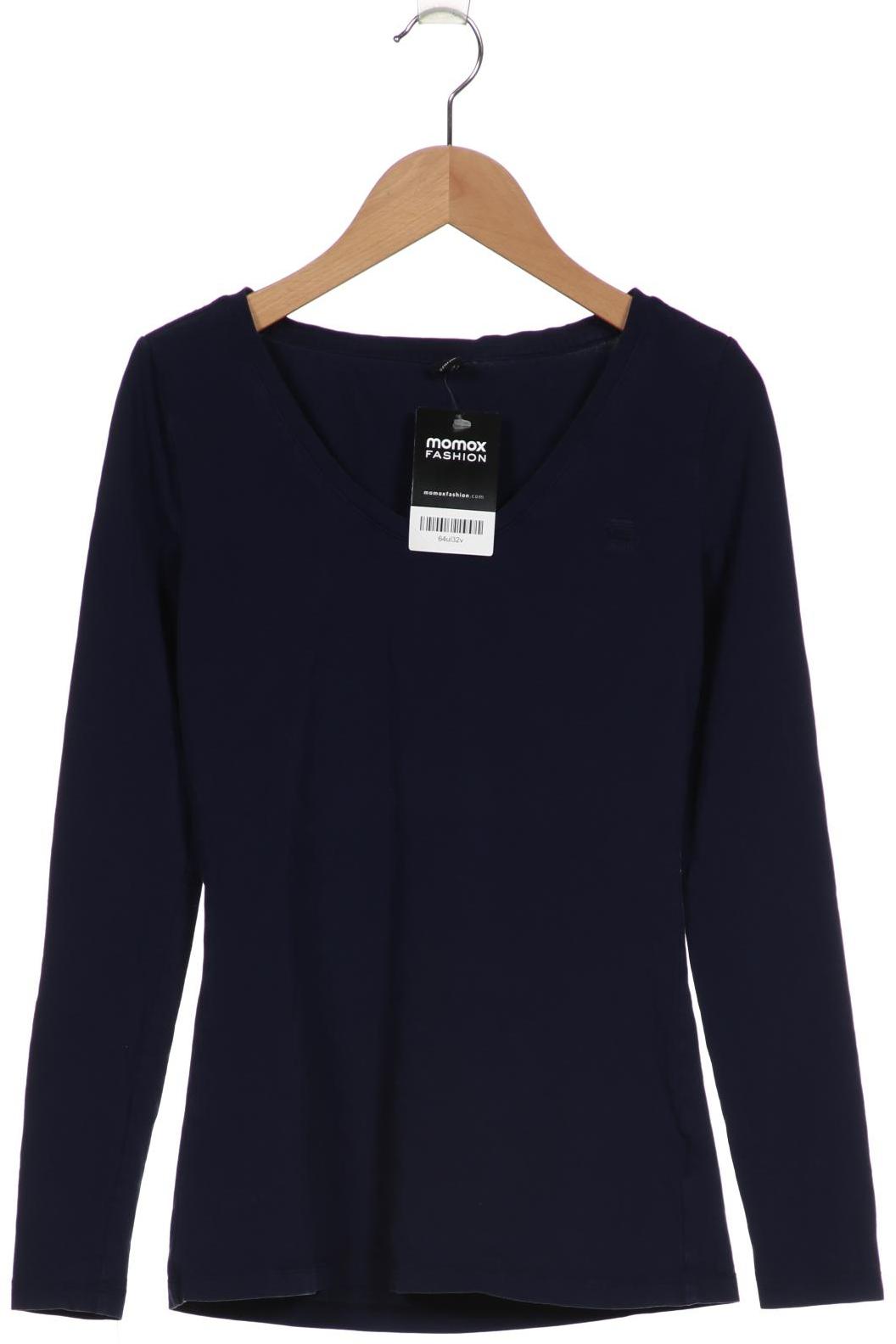 

G STAR RAW Damen Langarmshirt, marineblau