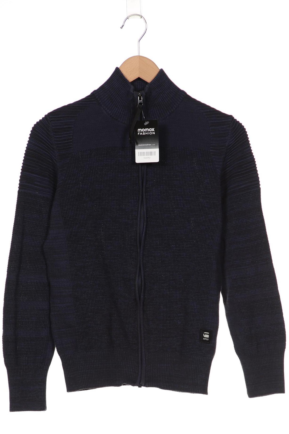 

G STAR RAW Herren Strickjacke, marineblau