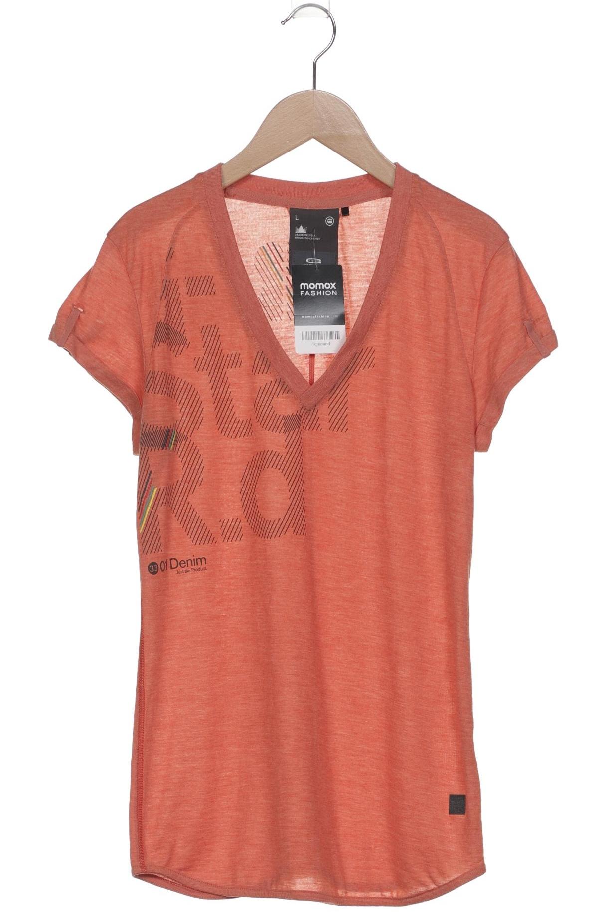 

G Star RAW Damen T-Shirt, orange, Gr. 42